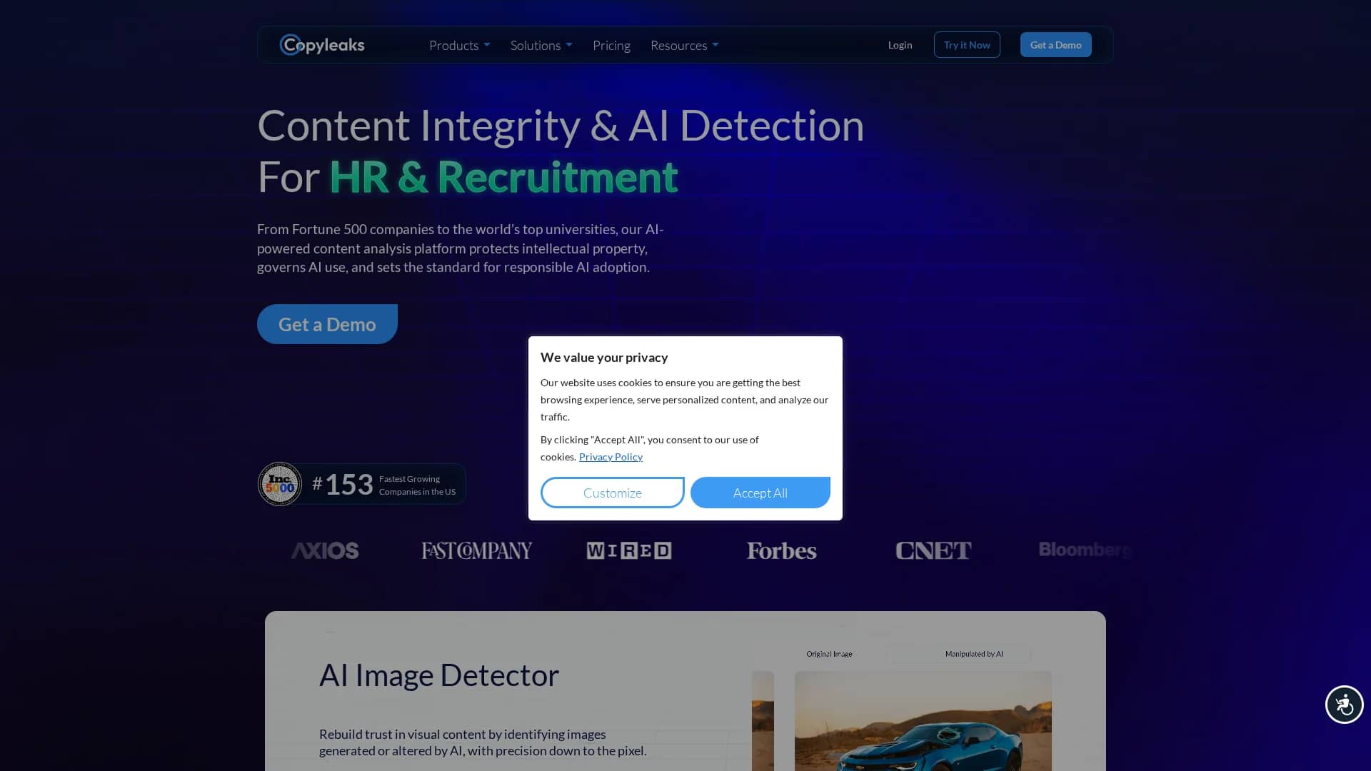 copyleaks homepage