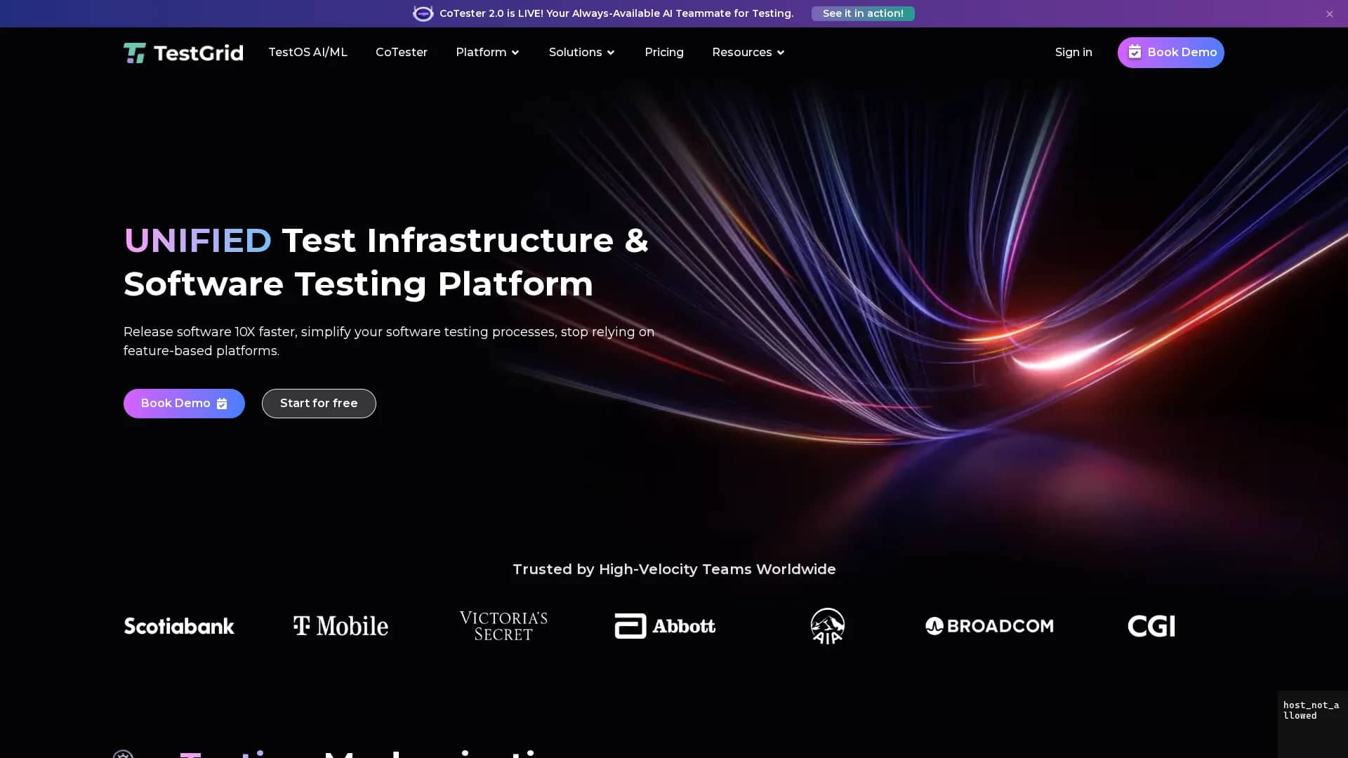 cotester homepage