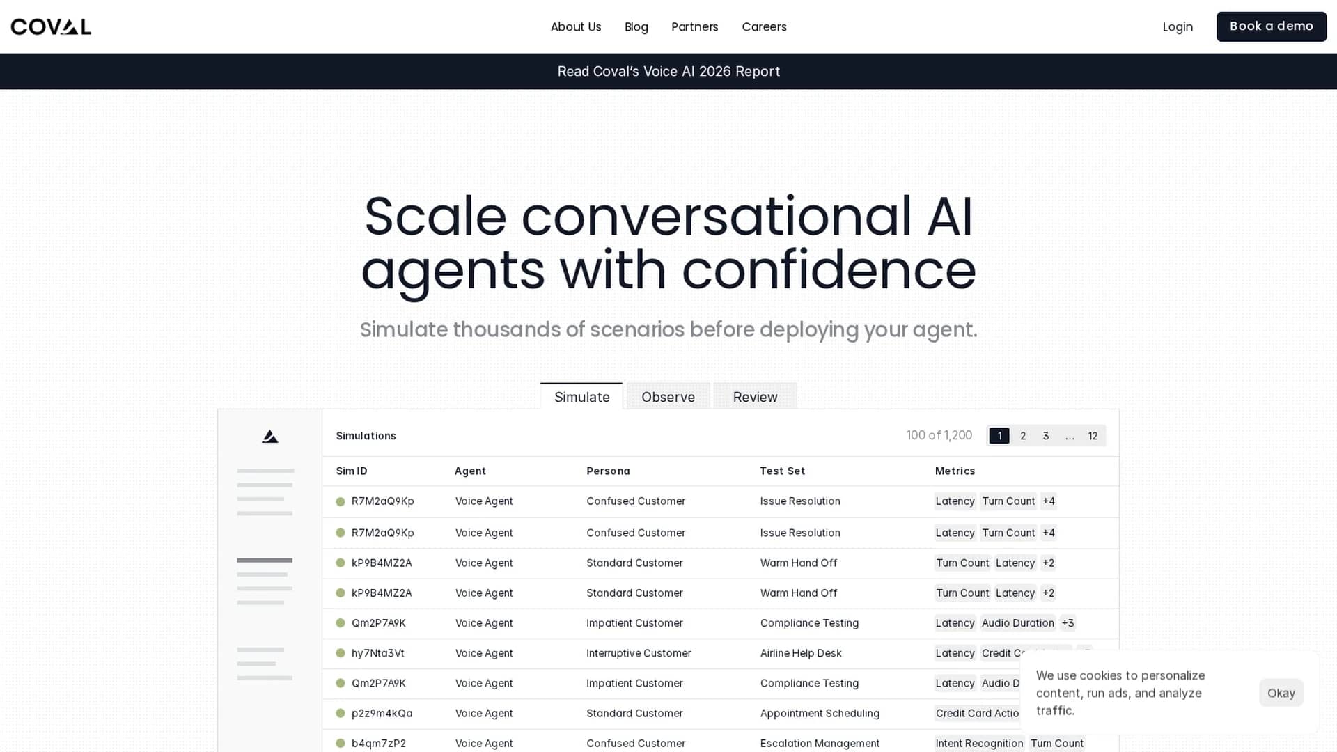 coval homepage