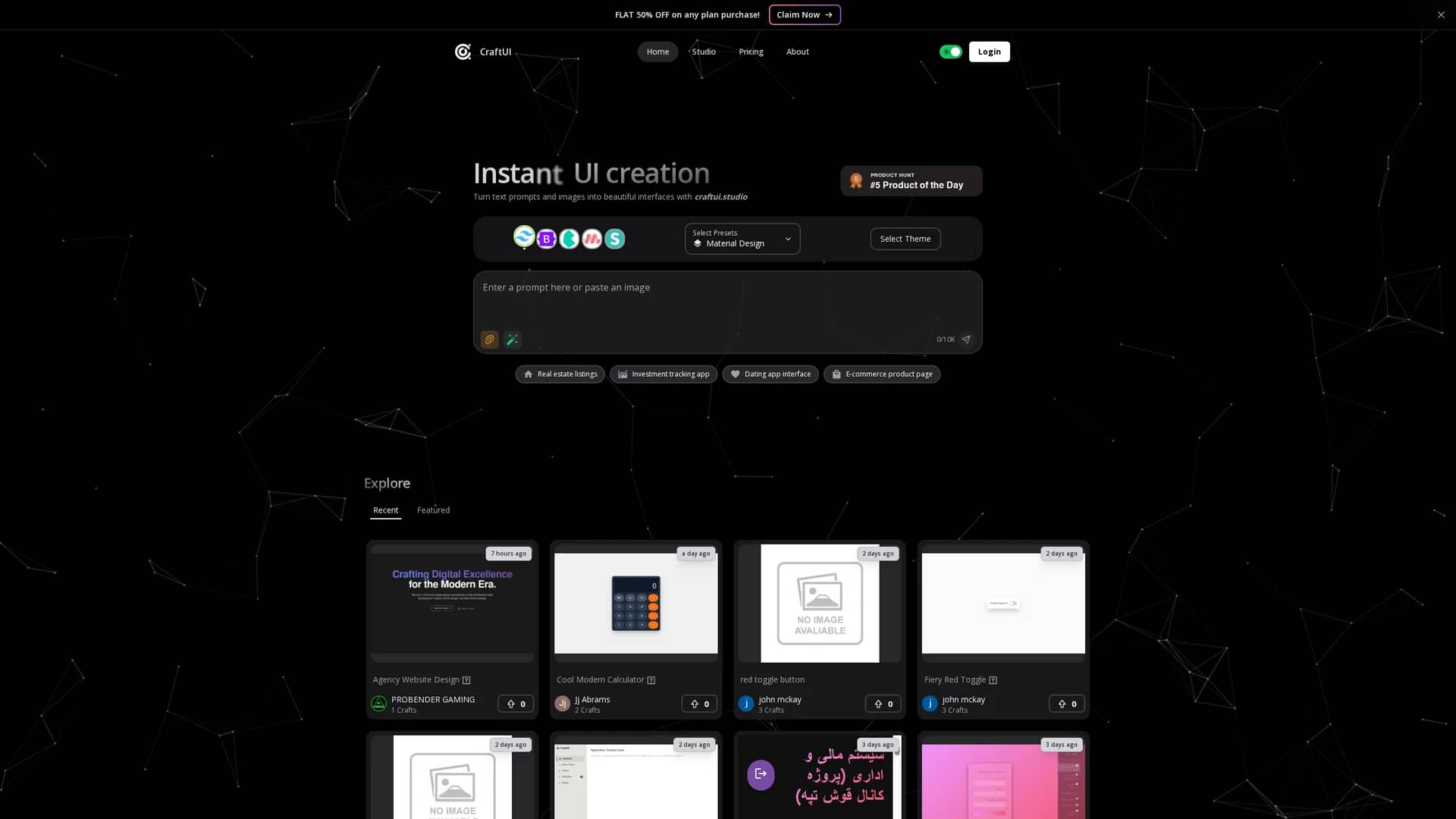 craftui homepage
