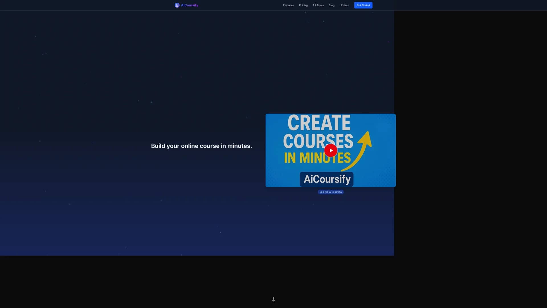createaicourse homepage