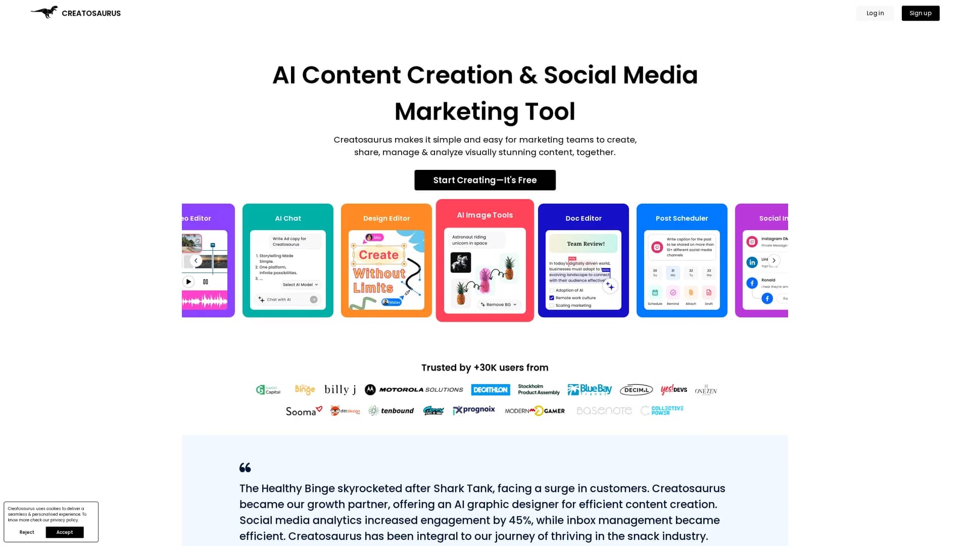 creatosaurus homepage