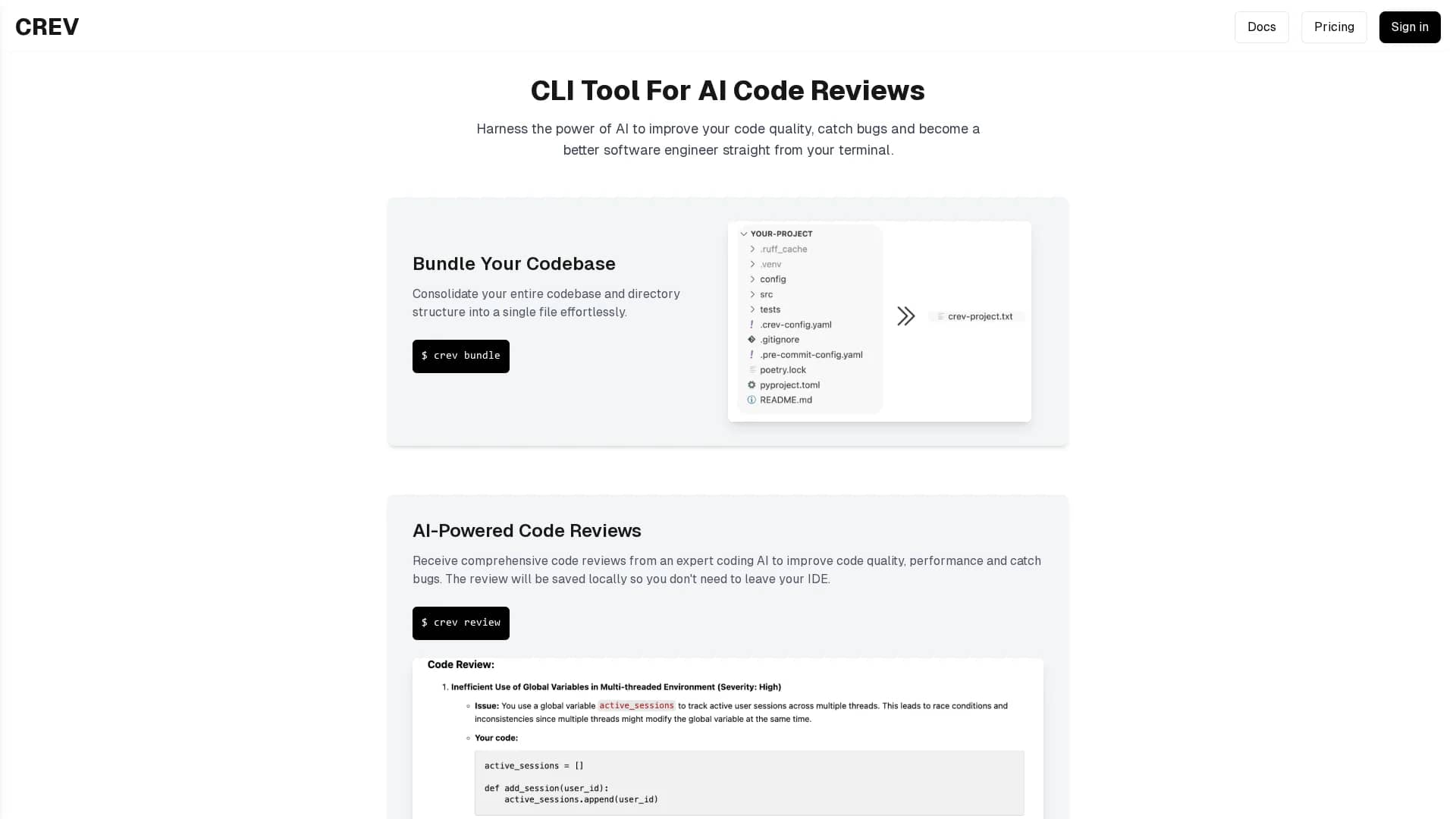crev homepage