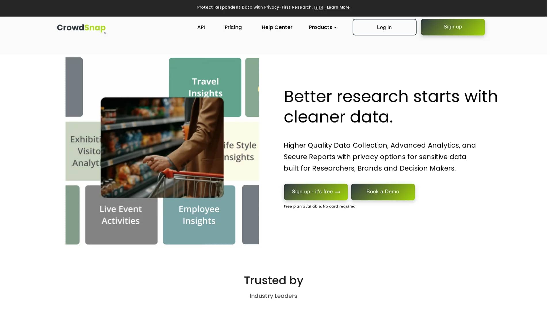 crowdsnap homepage
