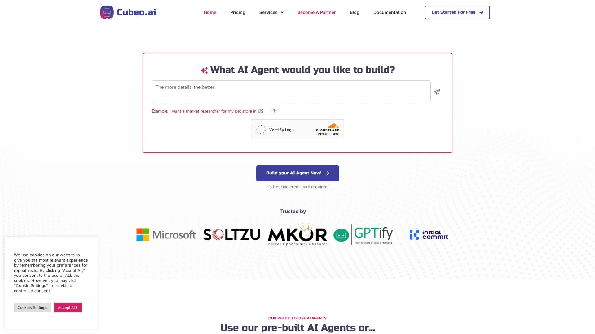 cubeo-ai homepage