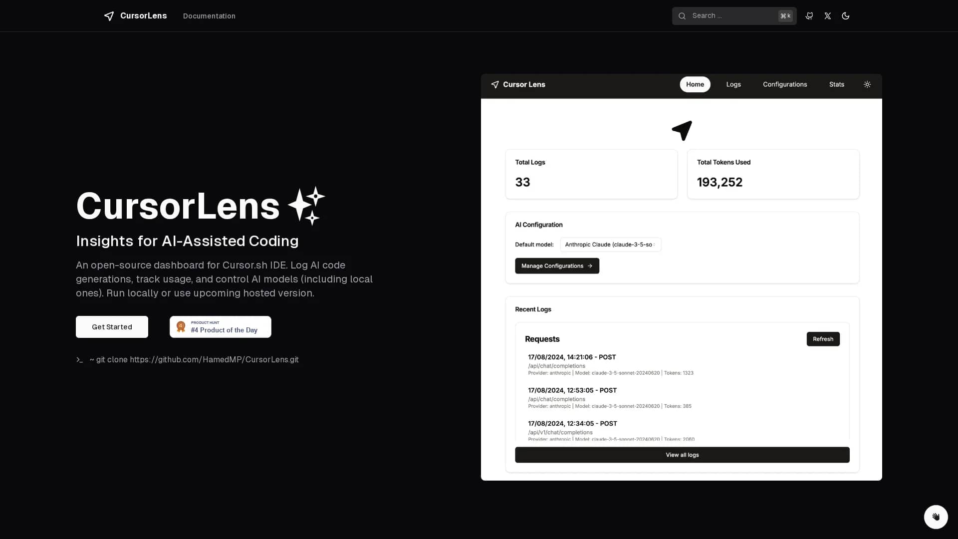 cursorlens homepage