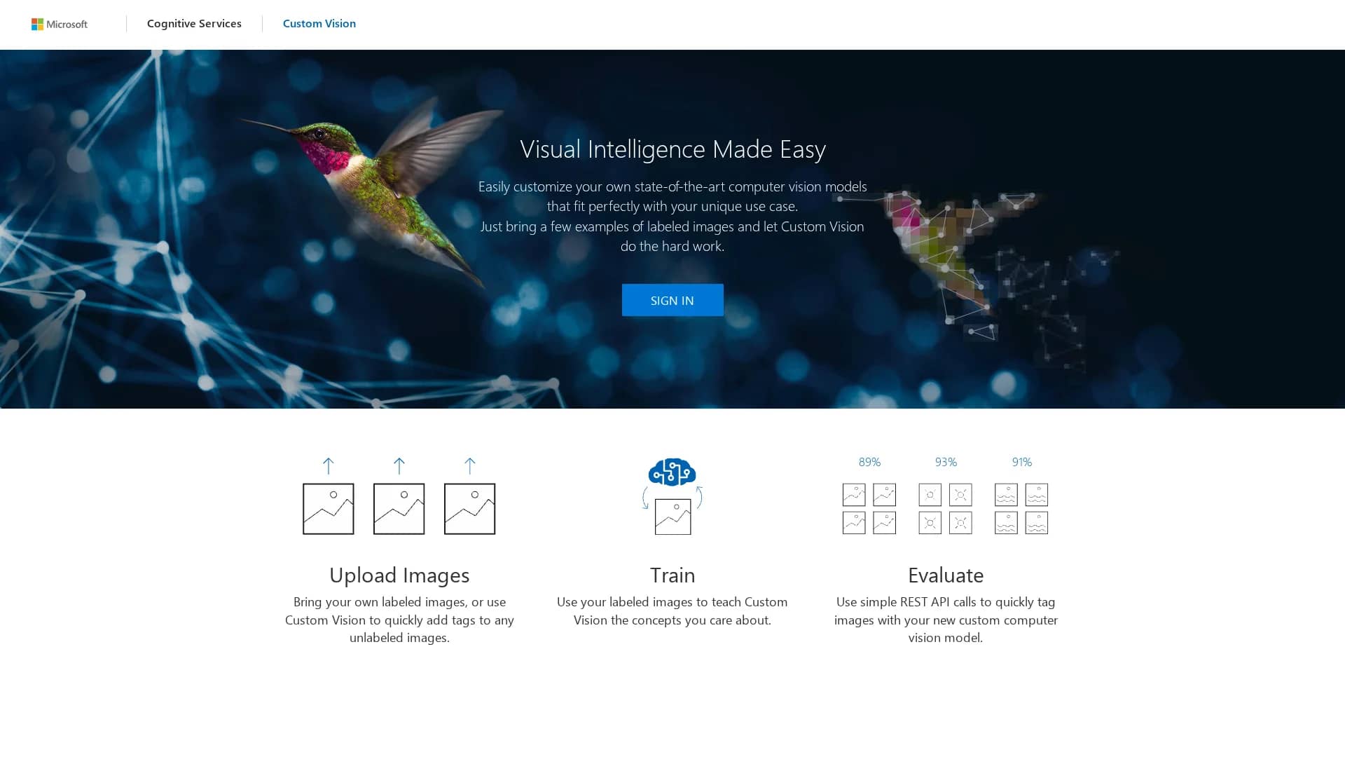 customvision-ai homepage