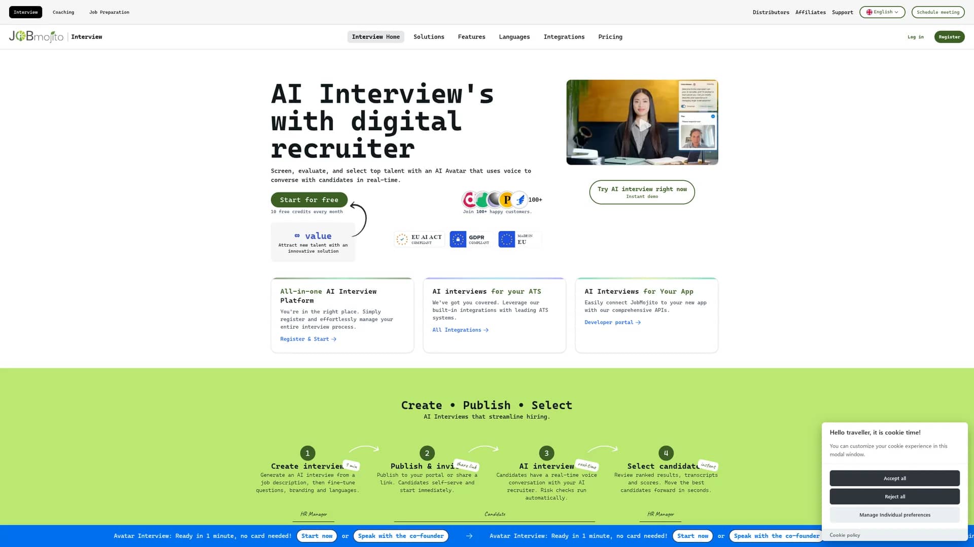 cvgrader-com homepage