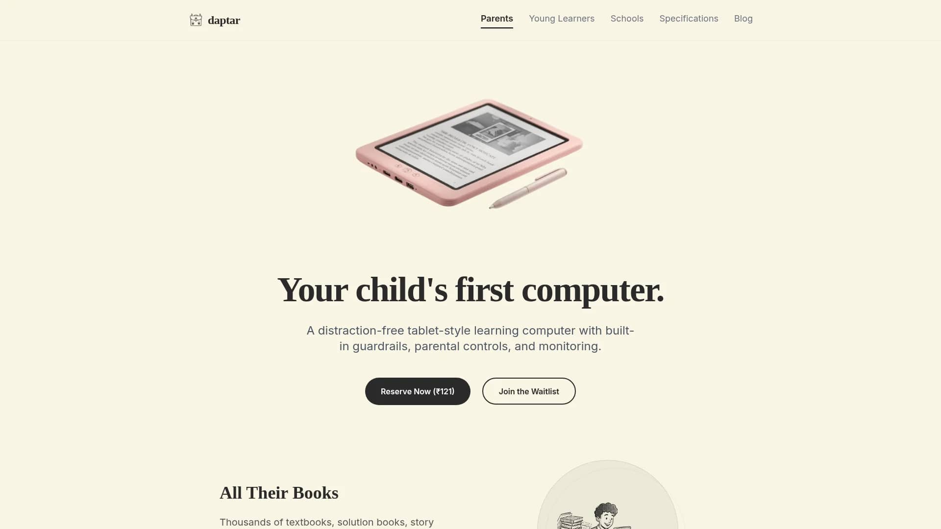 daptar homepage