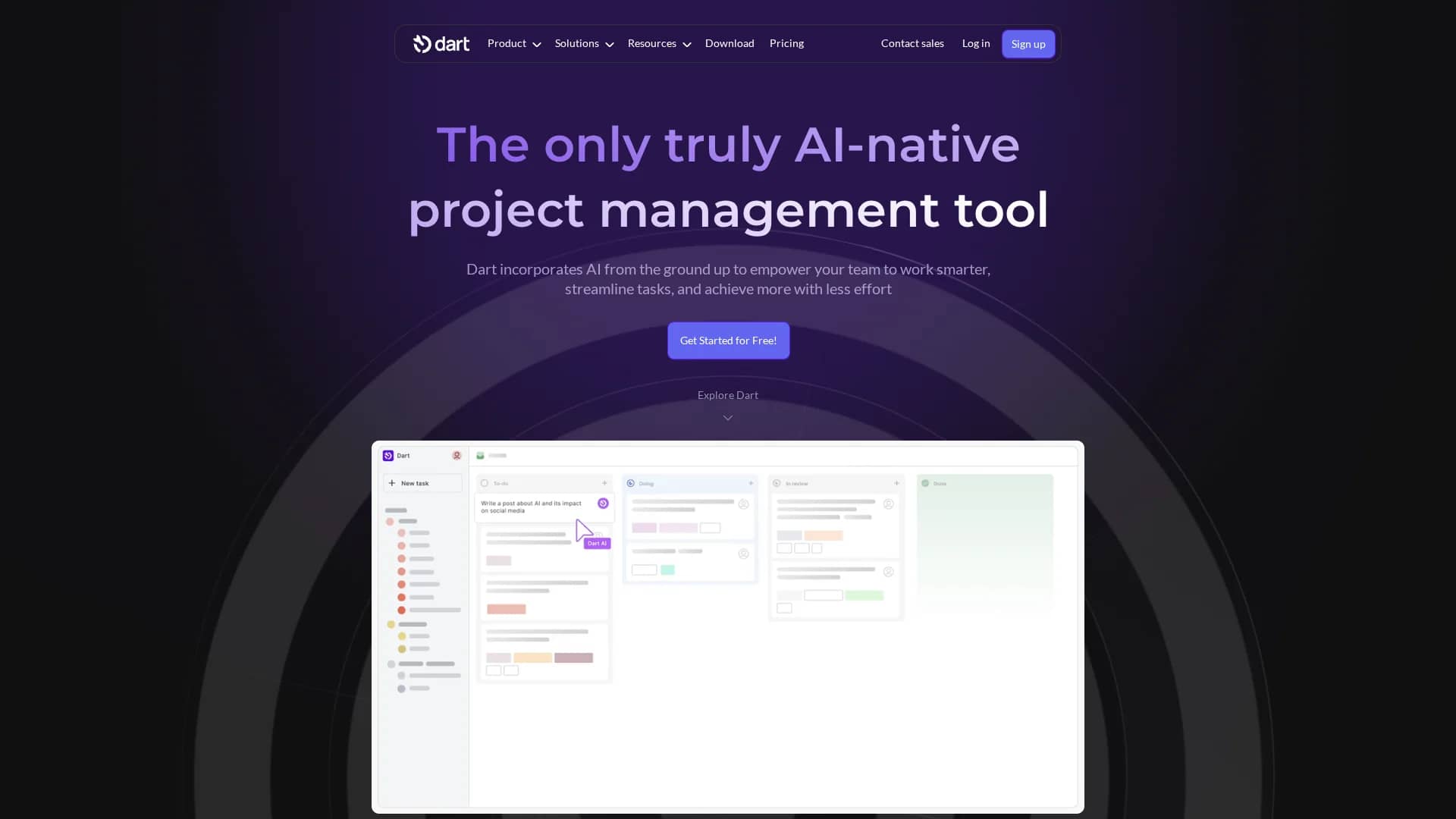 dart homepage