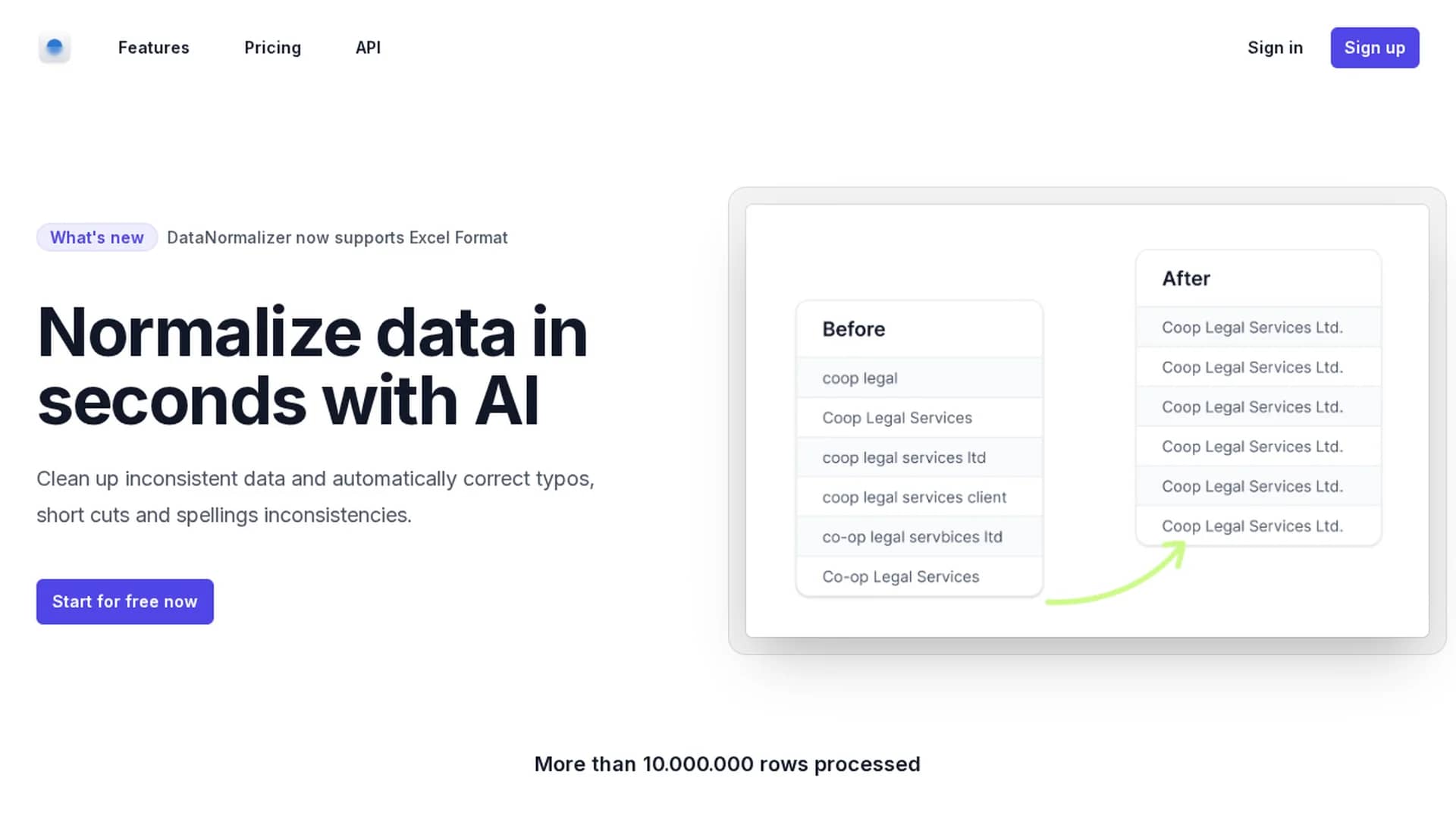 data-normalizer homepage