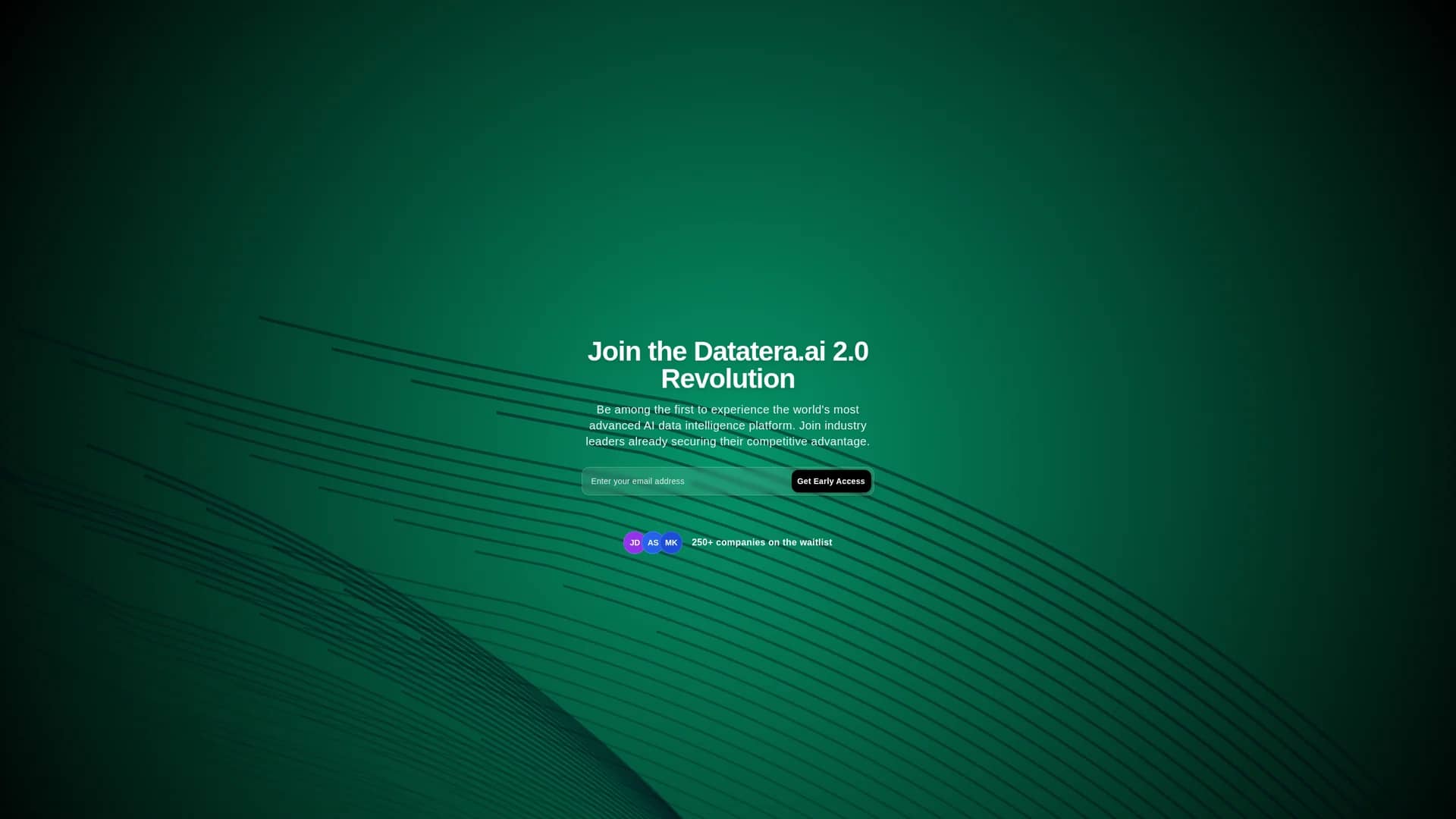 datatera-ai homepage