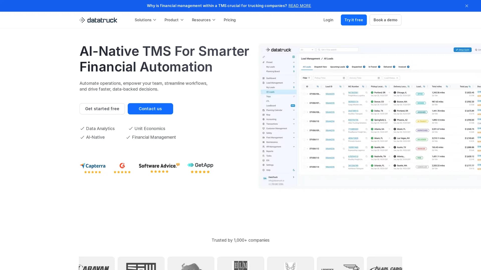 datatruck homepage
