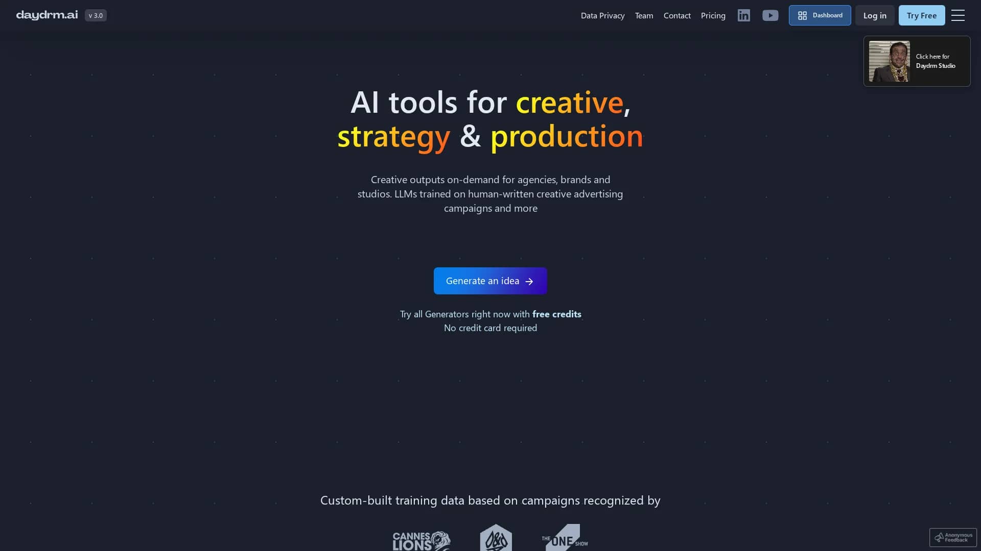 daydrm-ai homepage
