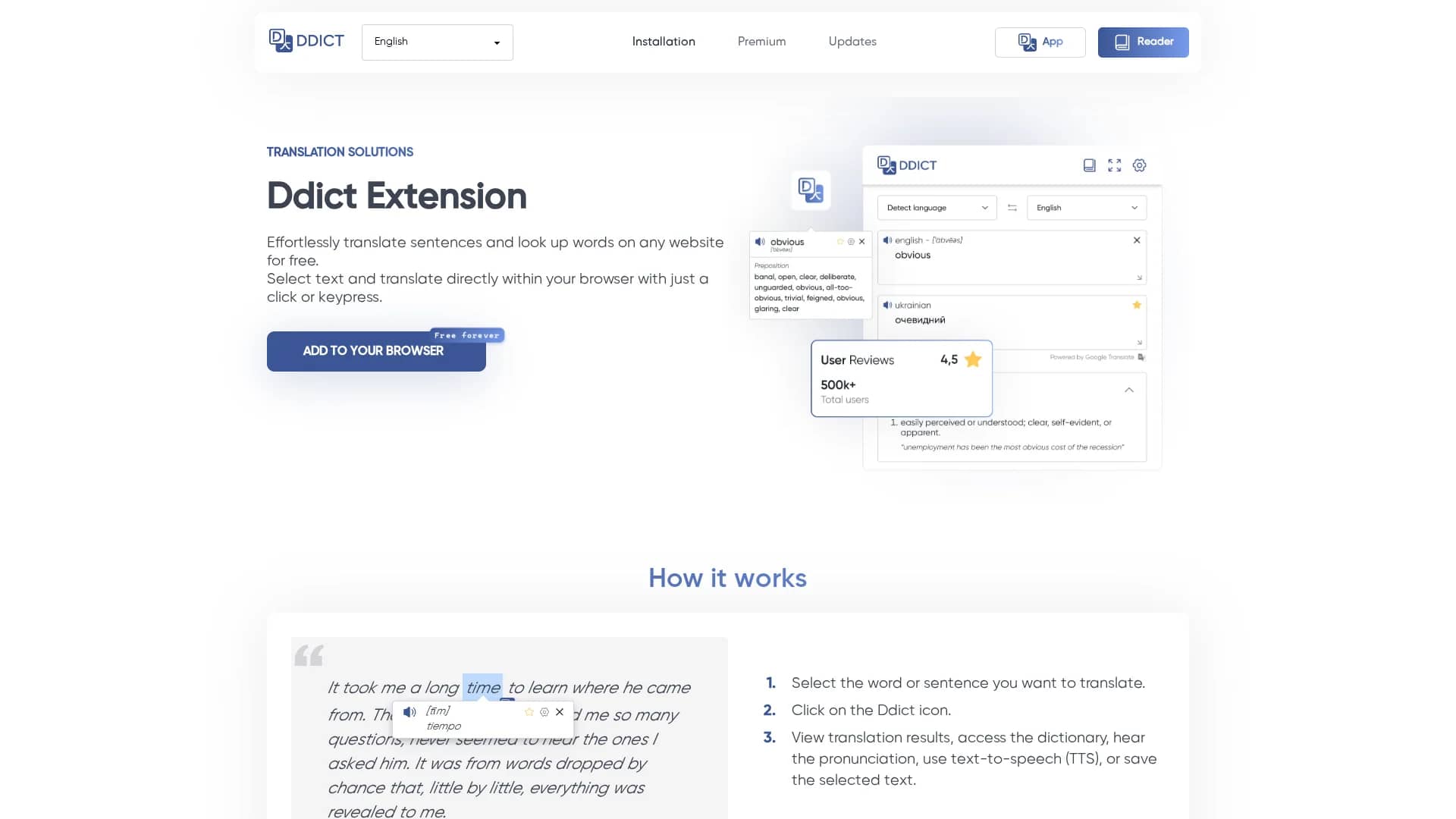 ddict homepage