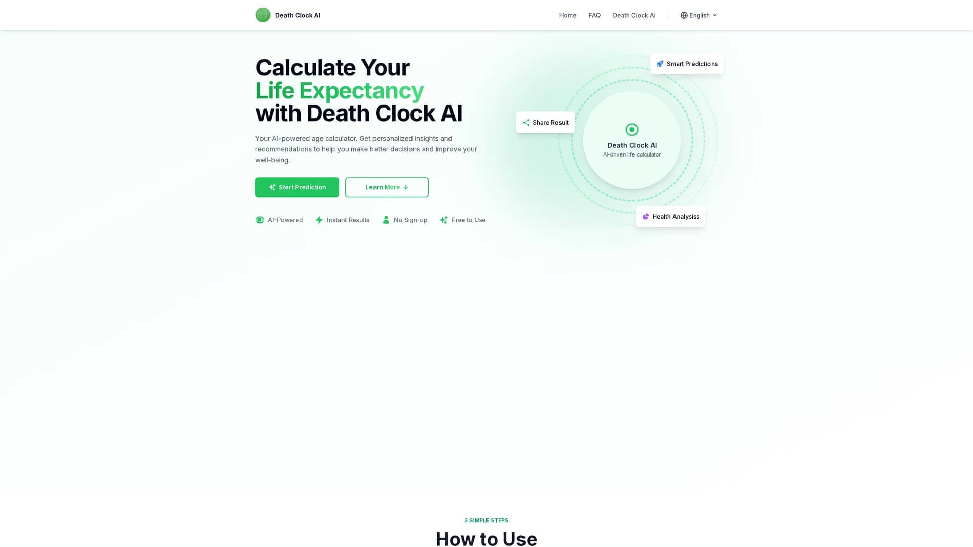 death-clock-ai homepage