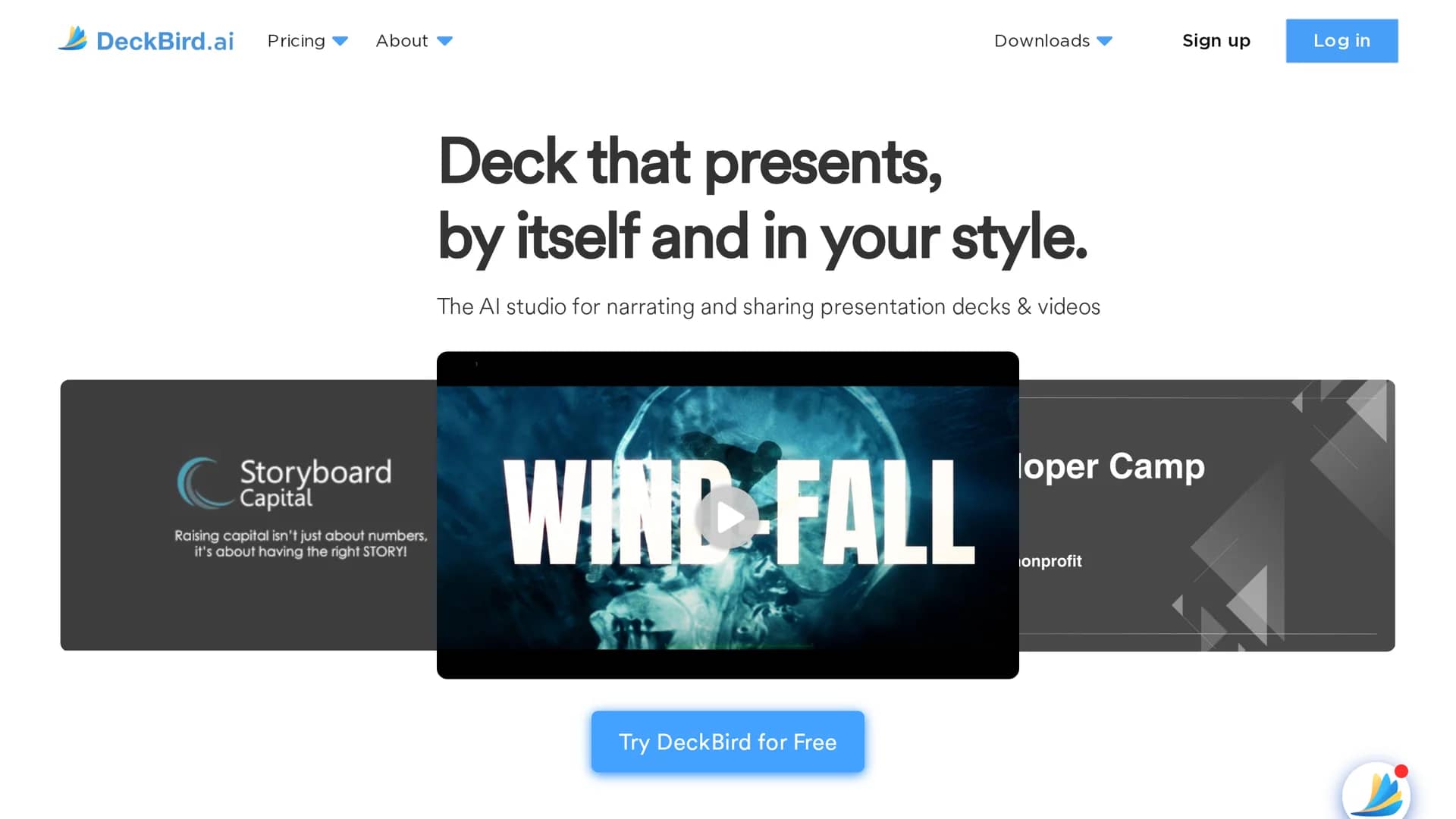 deckbird-ai homepage