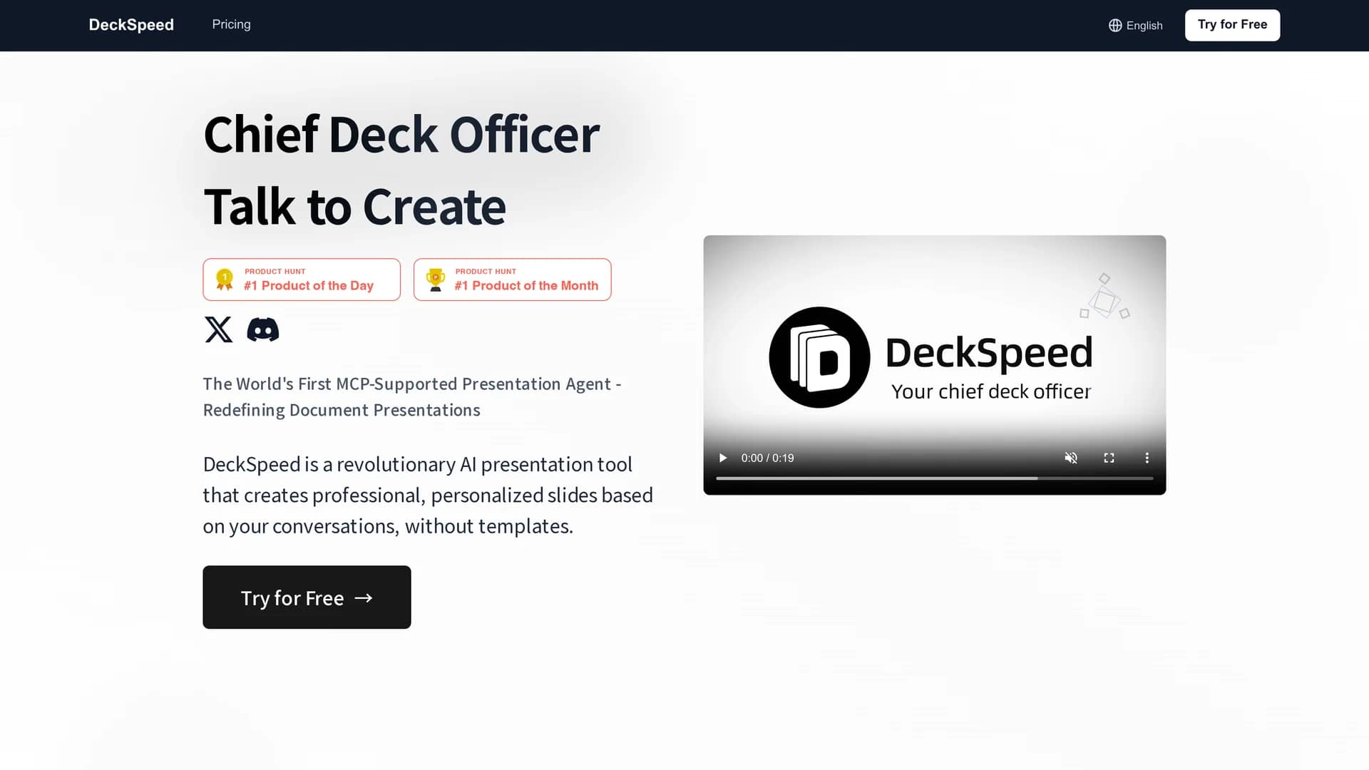 deckspeed homepage