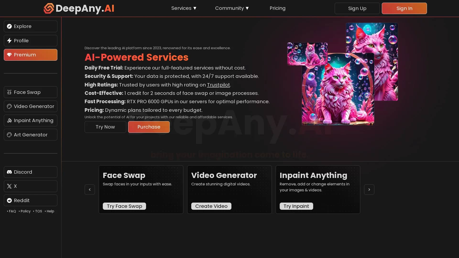 deepany-ai homepage