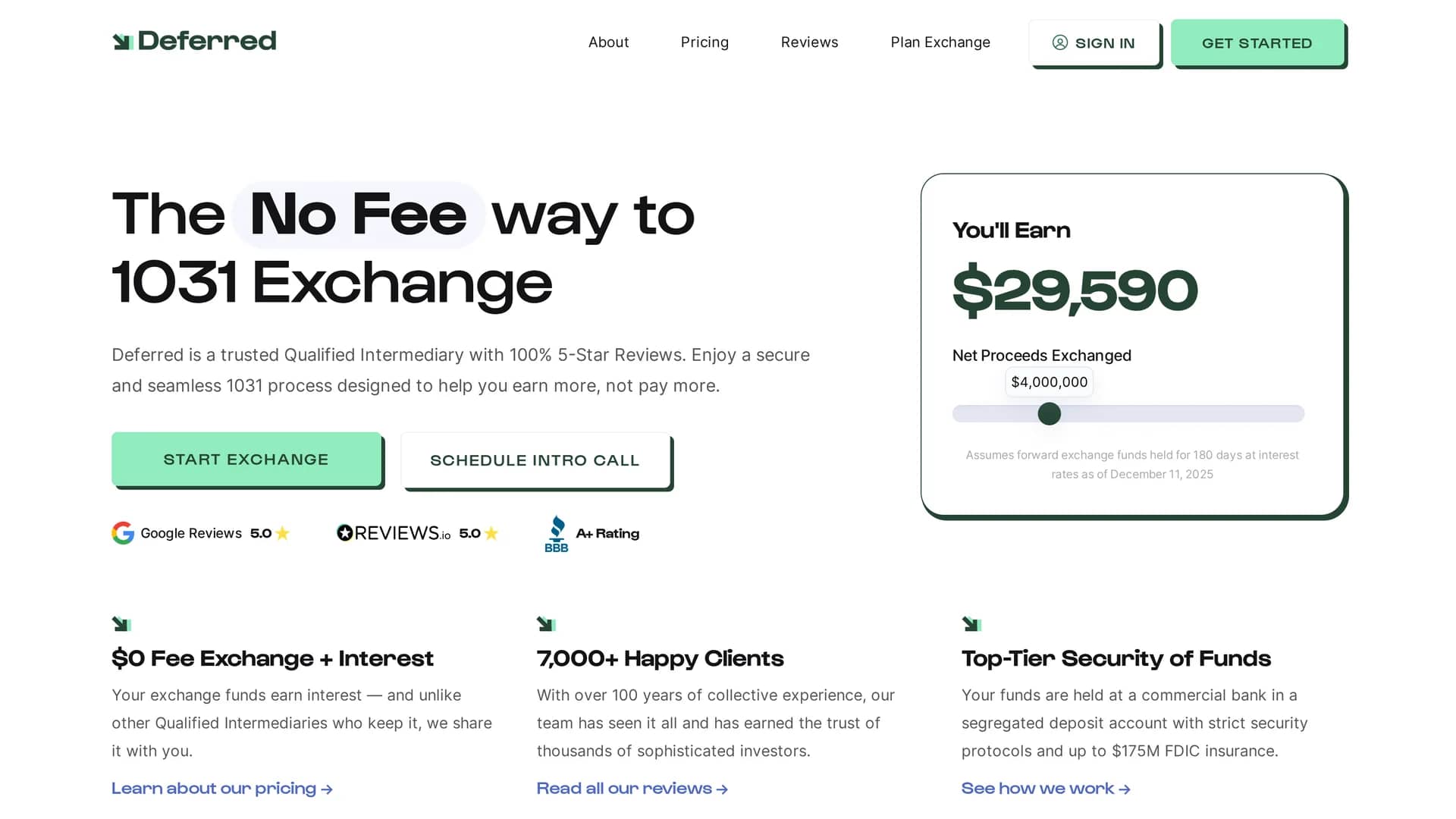 deferred homepage