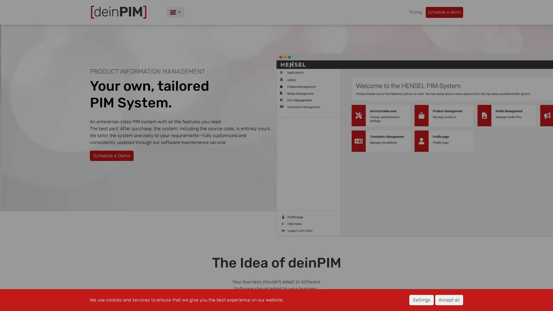 deinpim homepage