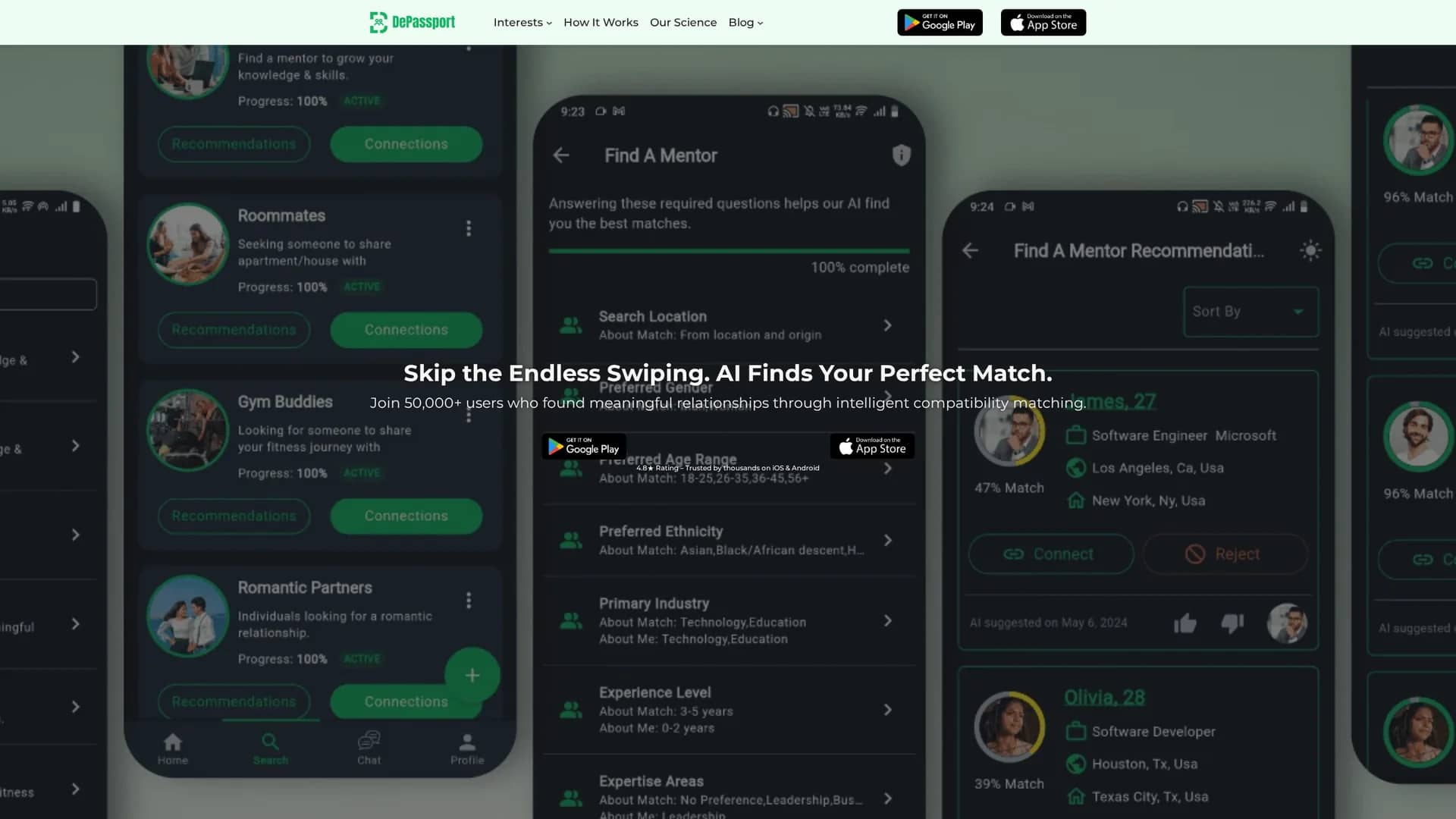 depassport homepage