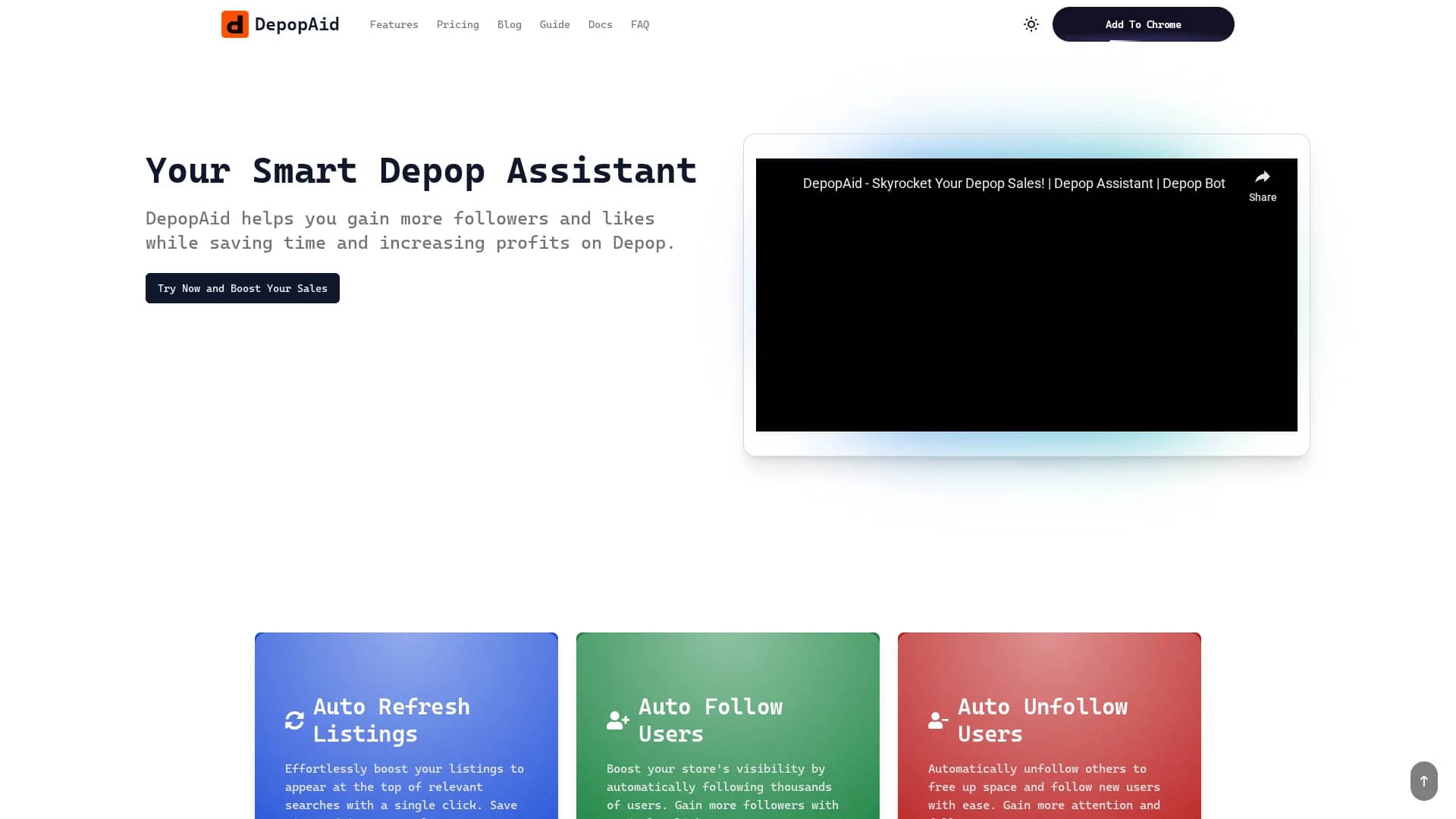 depopaid homepage