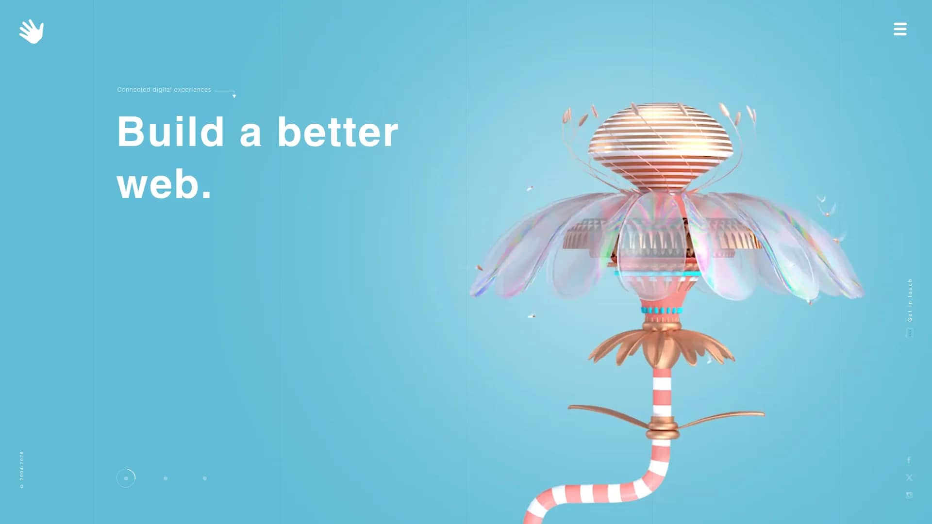 design-interactive homepage