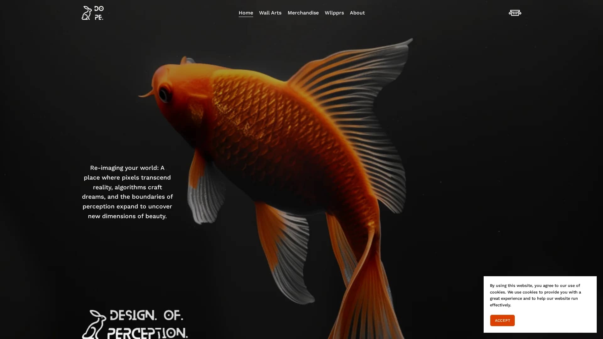 design-of-perception homepage