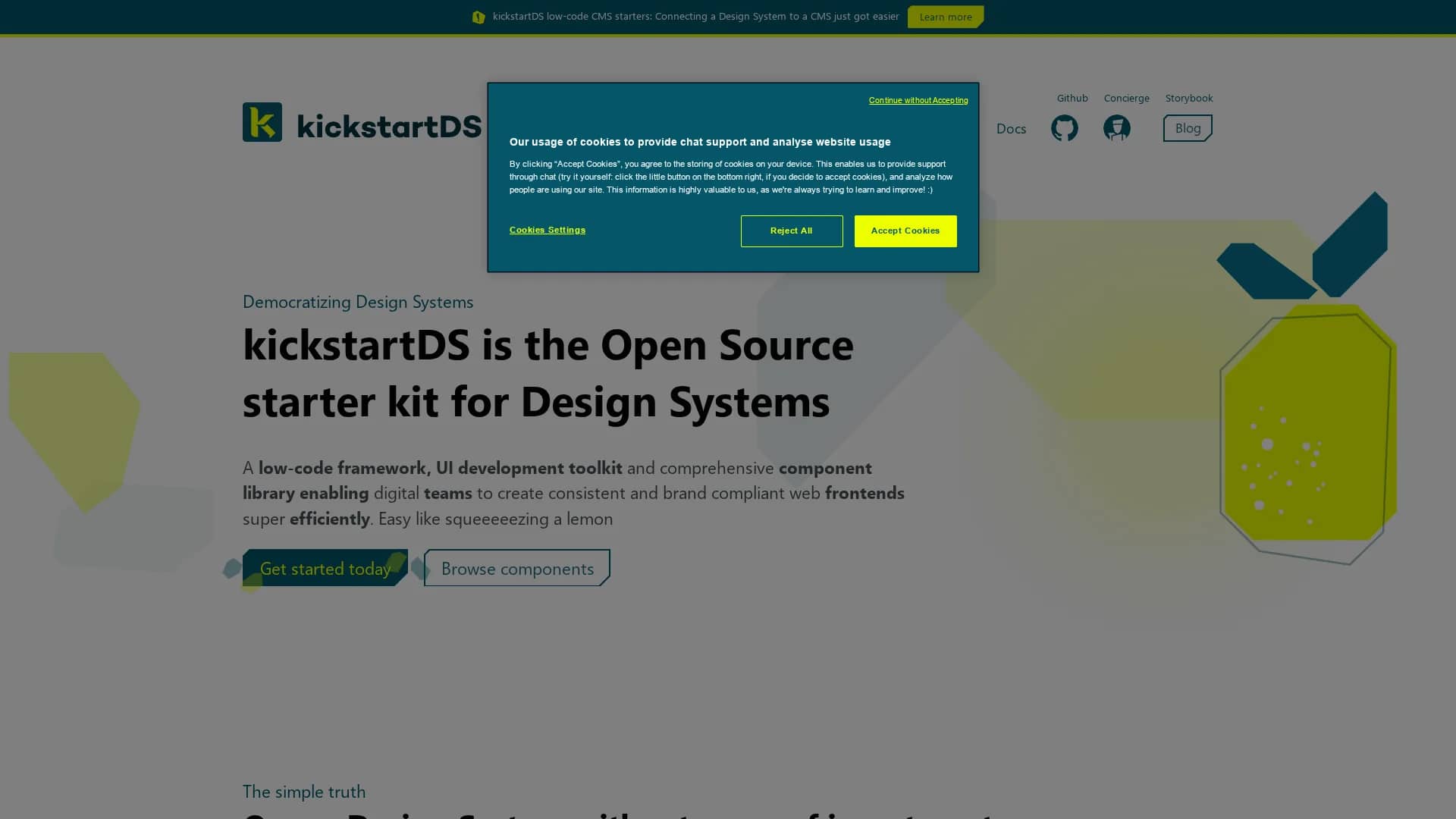 design-system homepage
