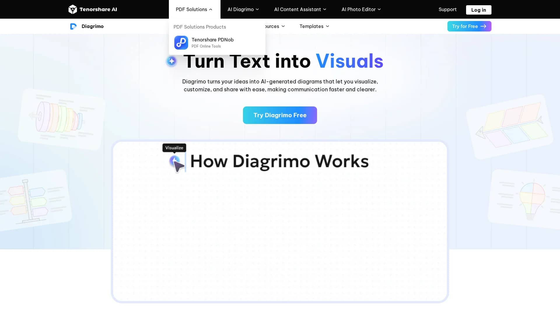 diagrimo homepage