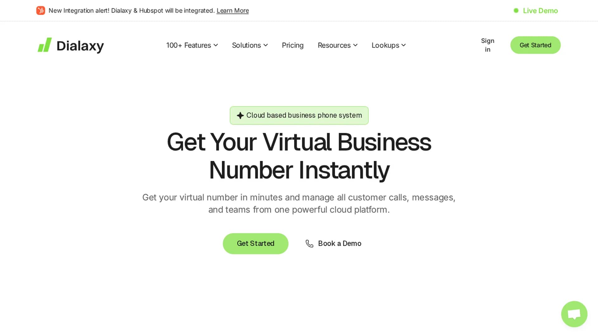 dialaxy homepage