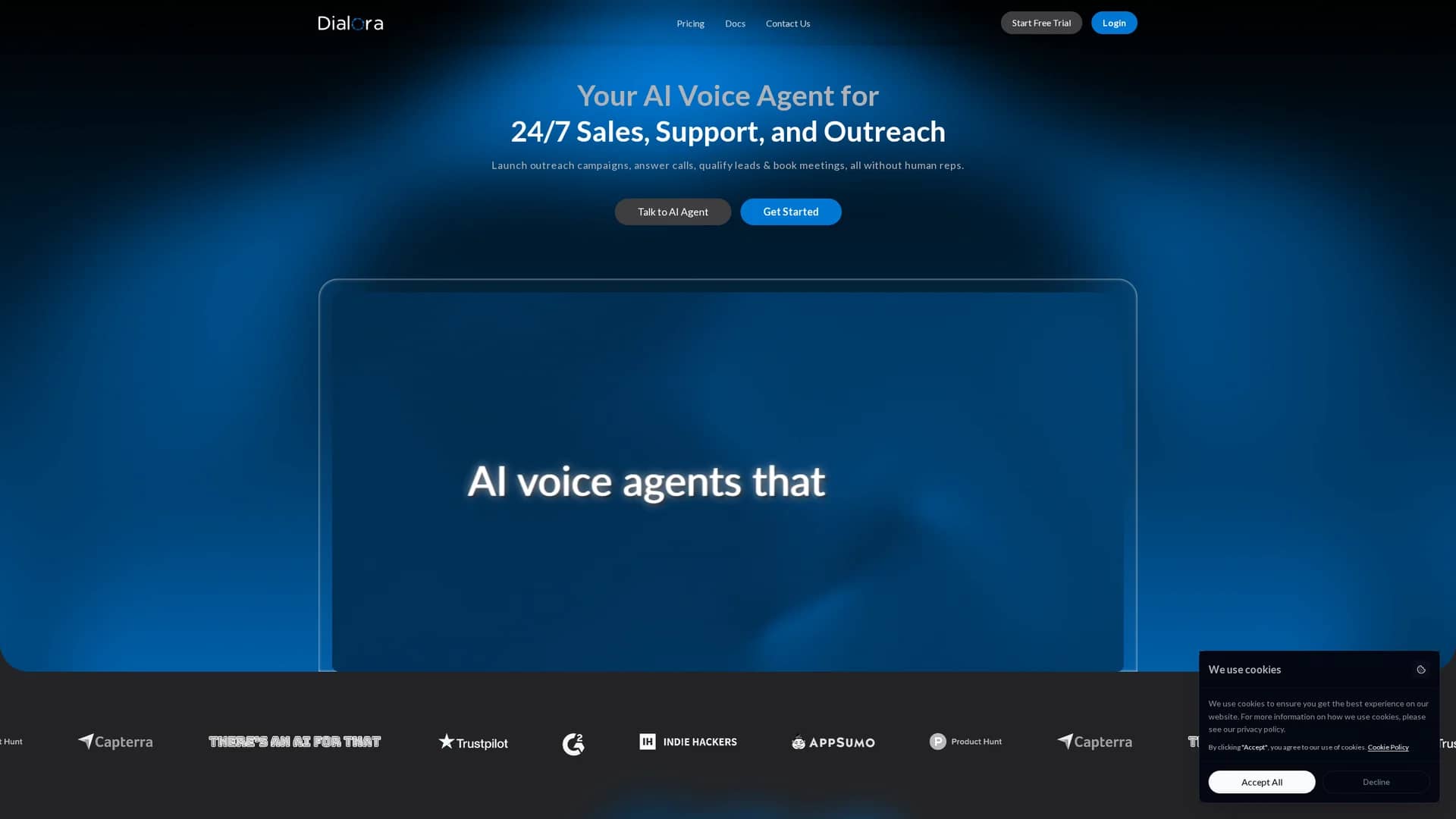dialora-ai homepage