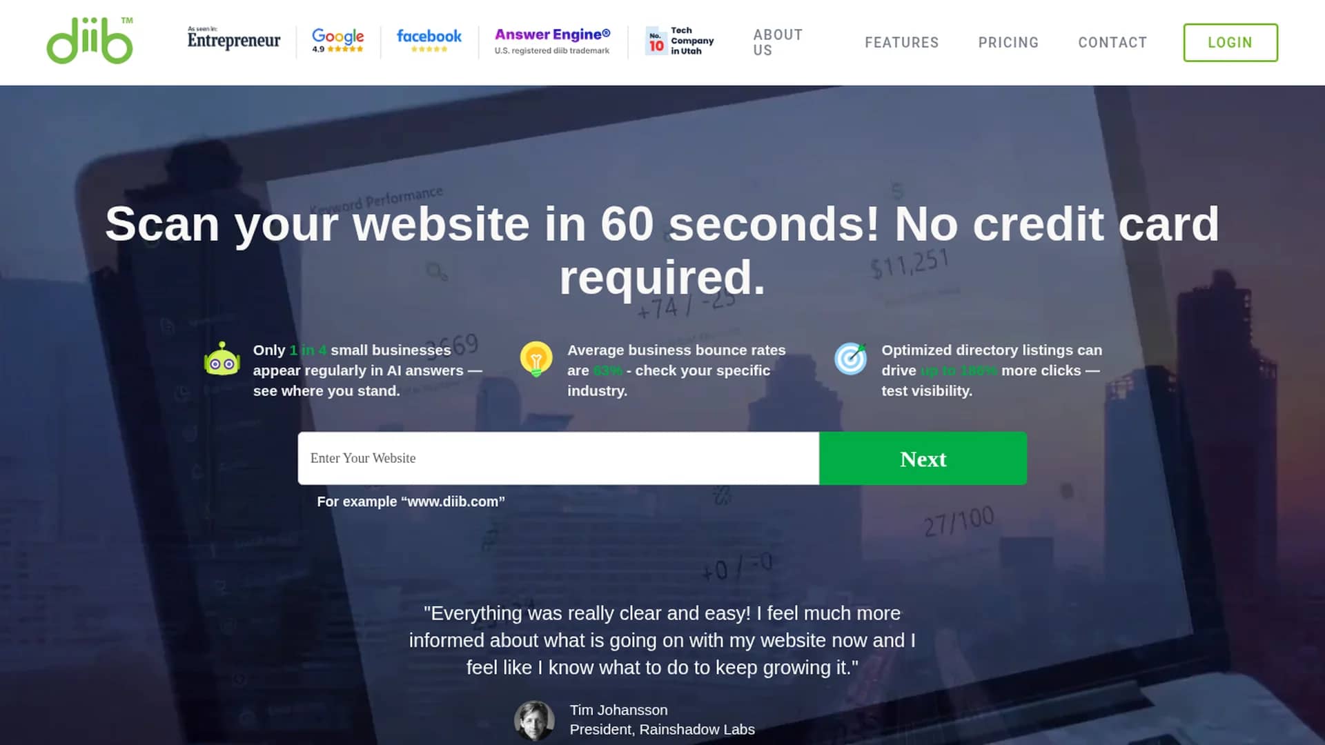 diib homepage
