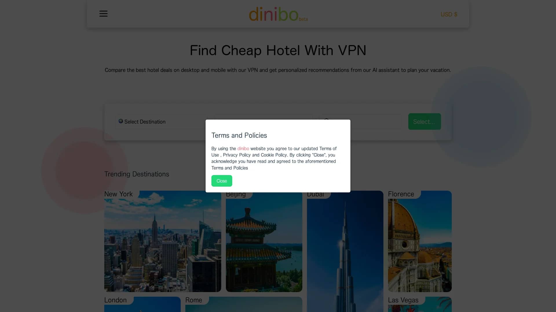 dinibo homepage