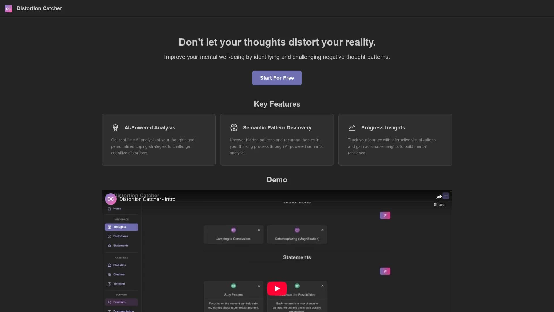 distortion-catcher homepage