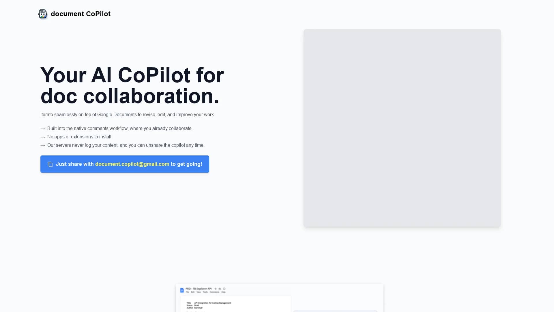 document-copilot homepage