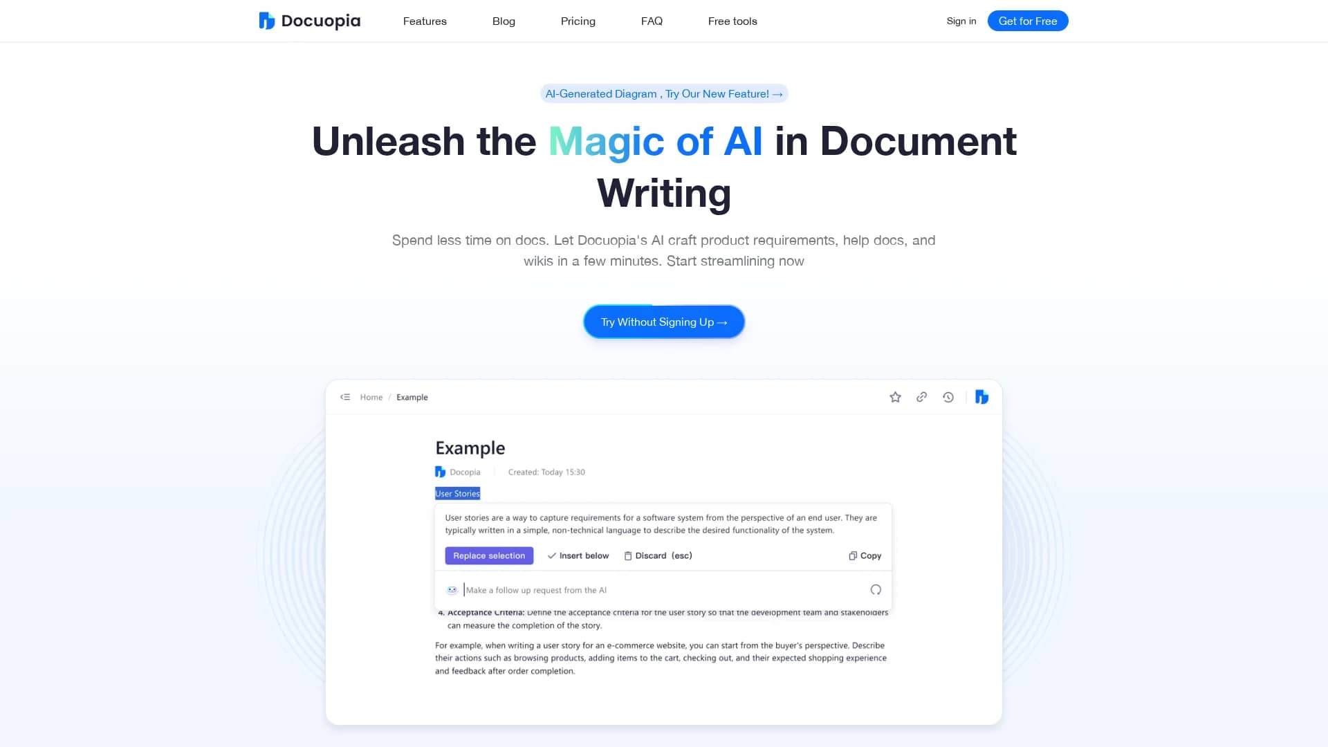 docuopia homepage