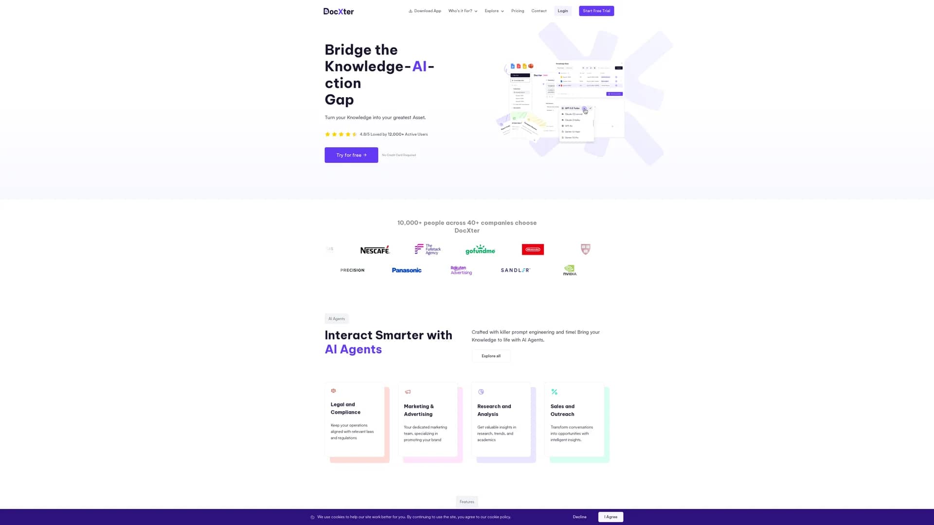 docxter homepage