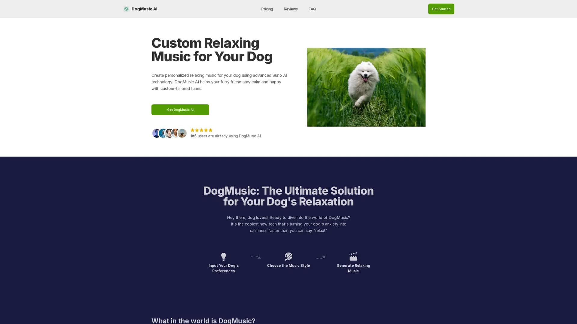 dogmusic-ai homepage