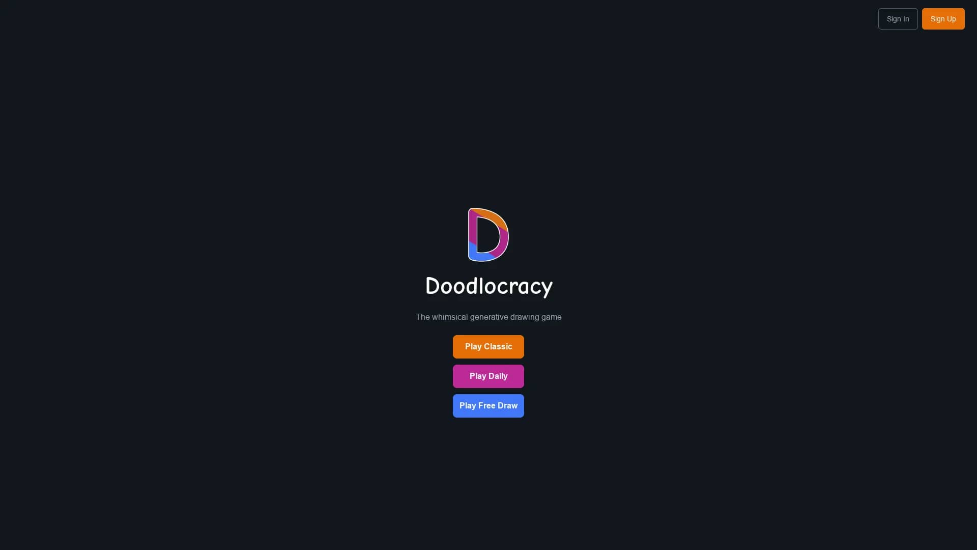 doodlocracy homepage
