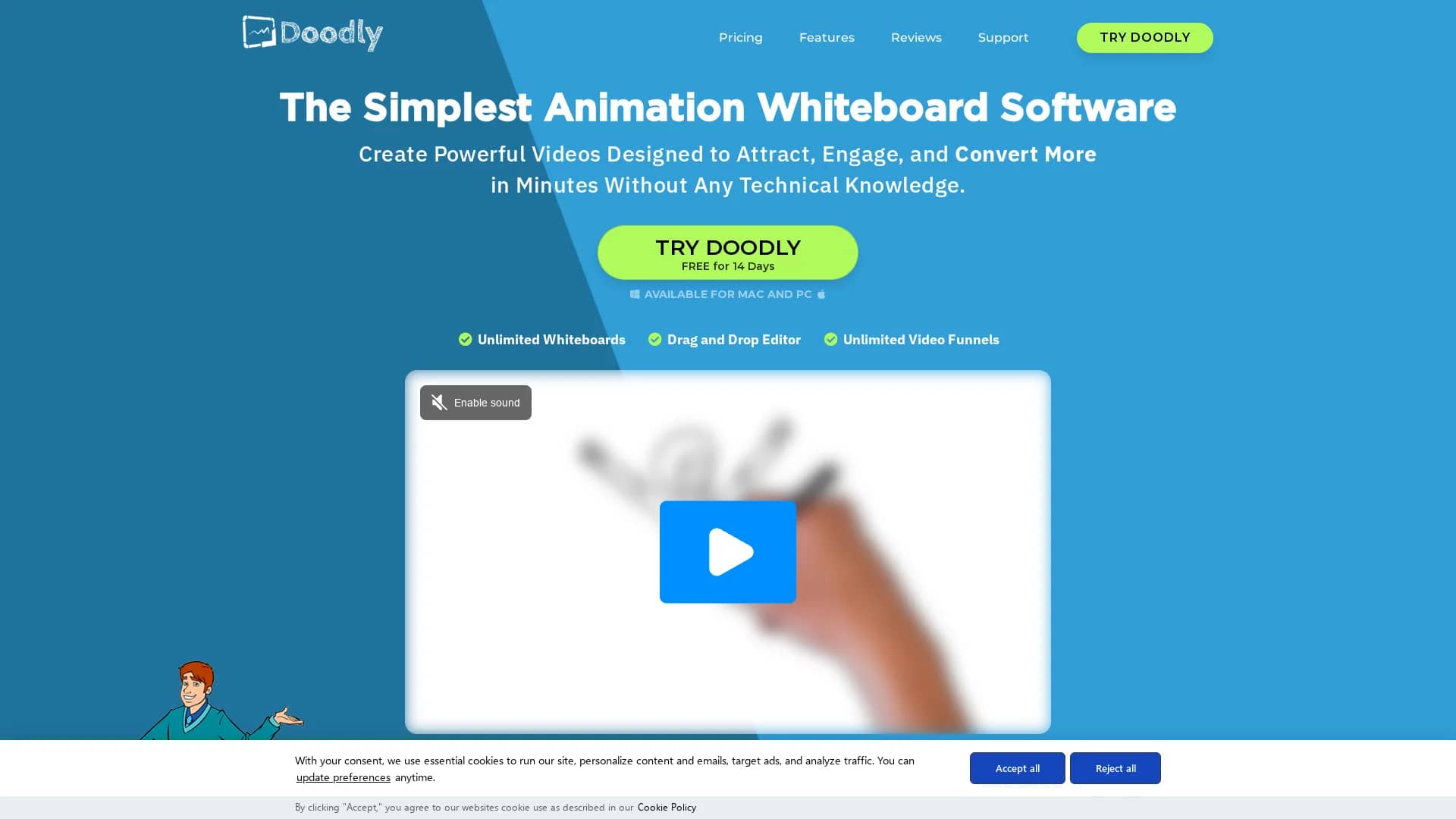 doodly homepage
