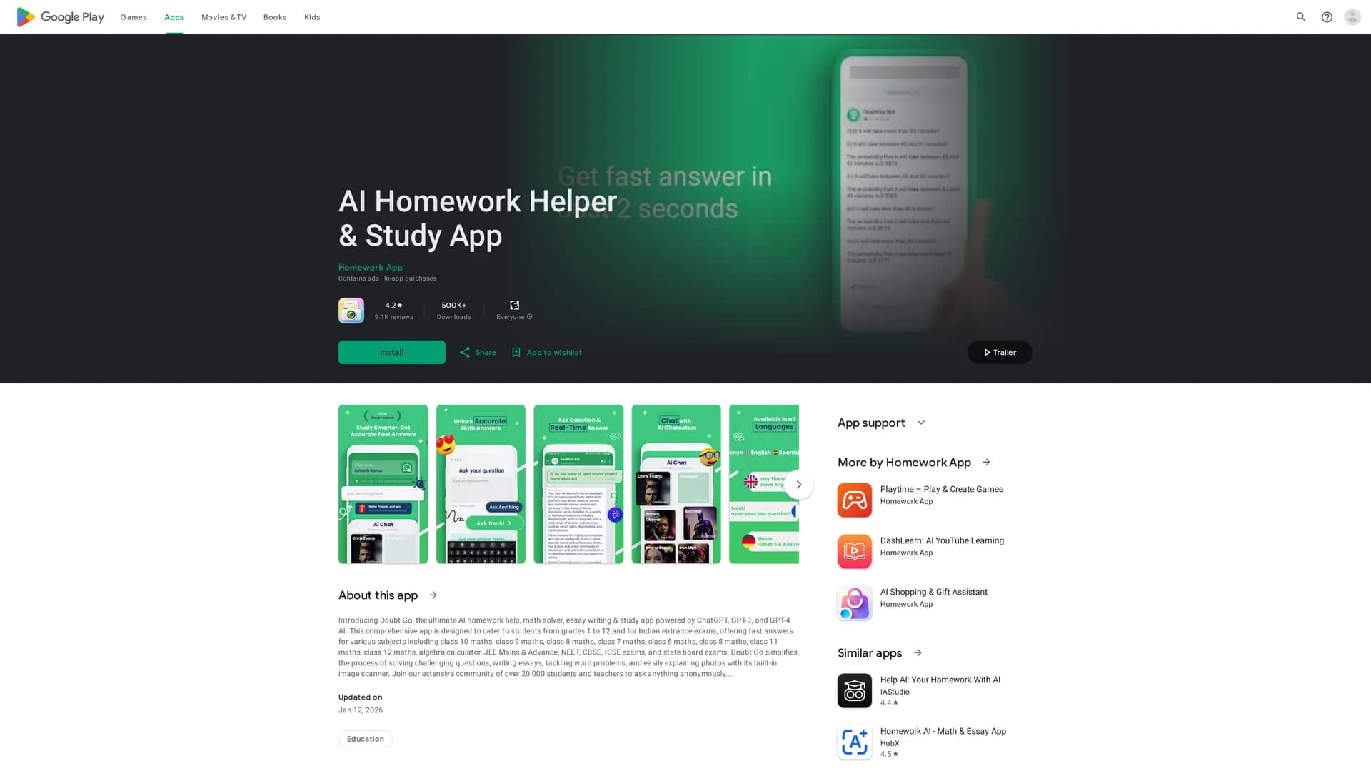 doubtgo-ai homepage