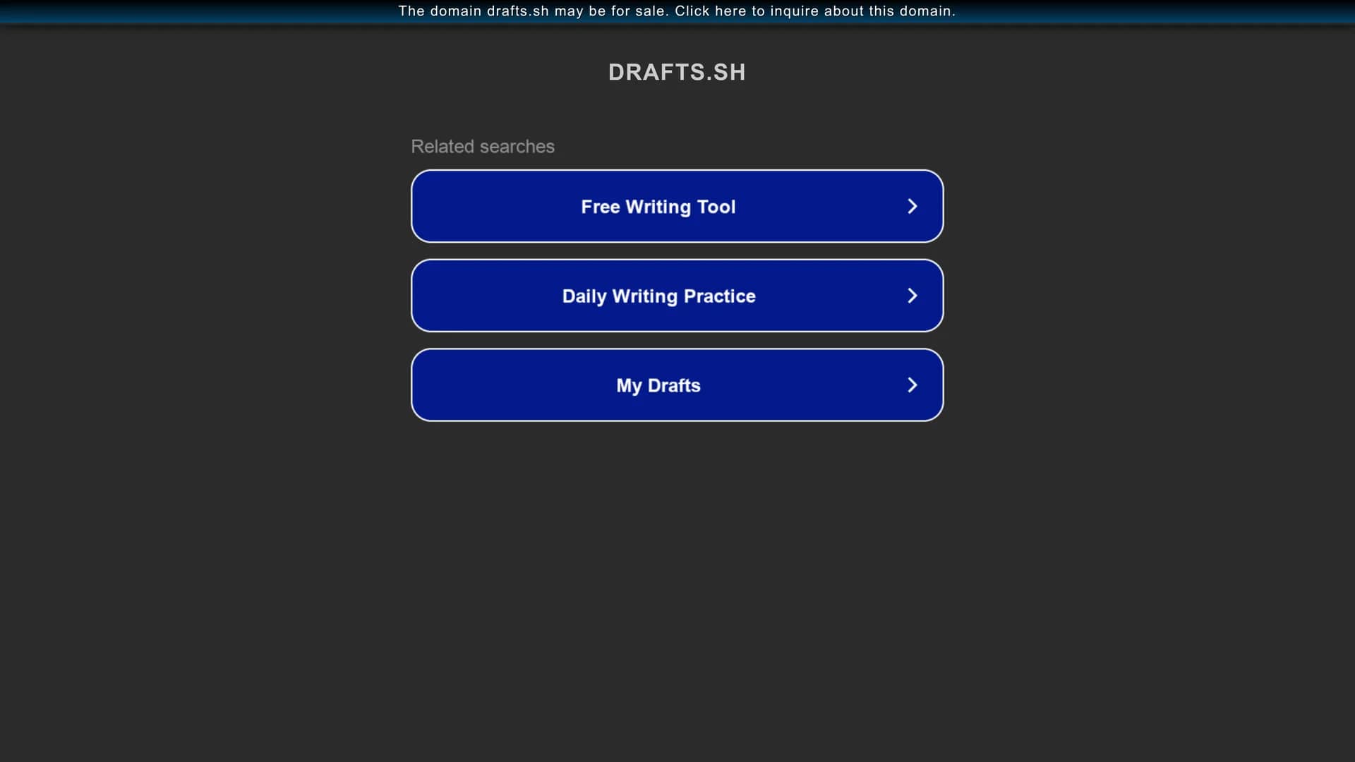 drafts-ai homepage