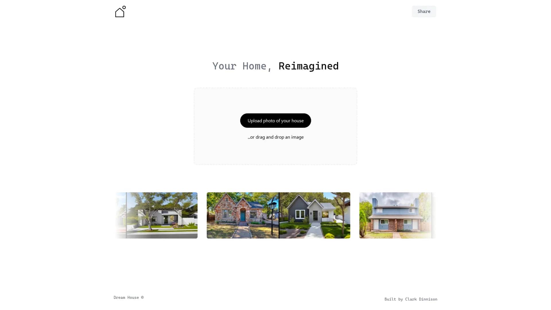 dream-house homepage