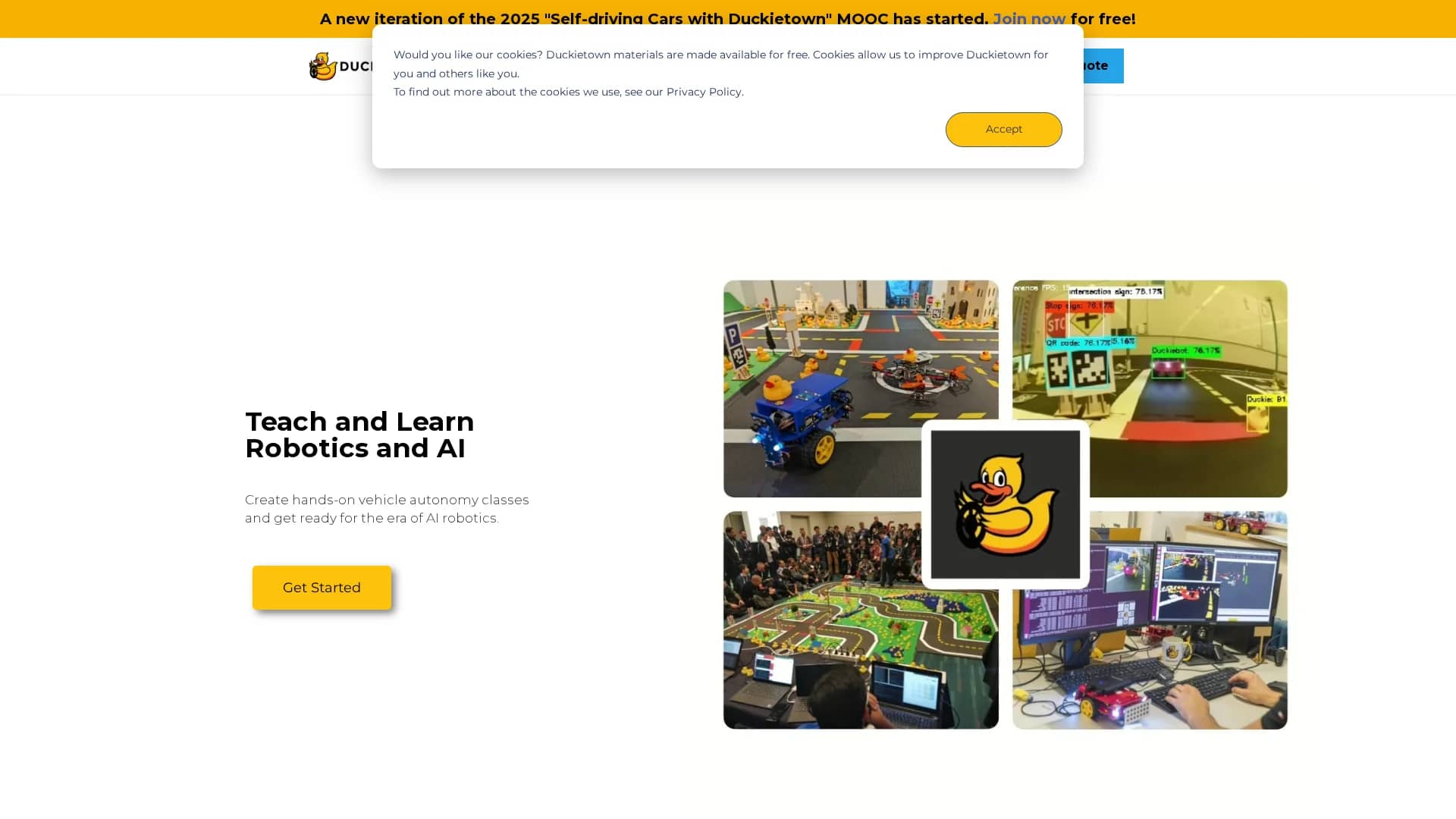 duckietown-org homepage