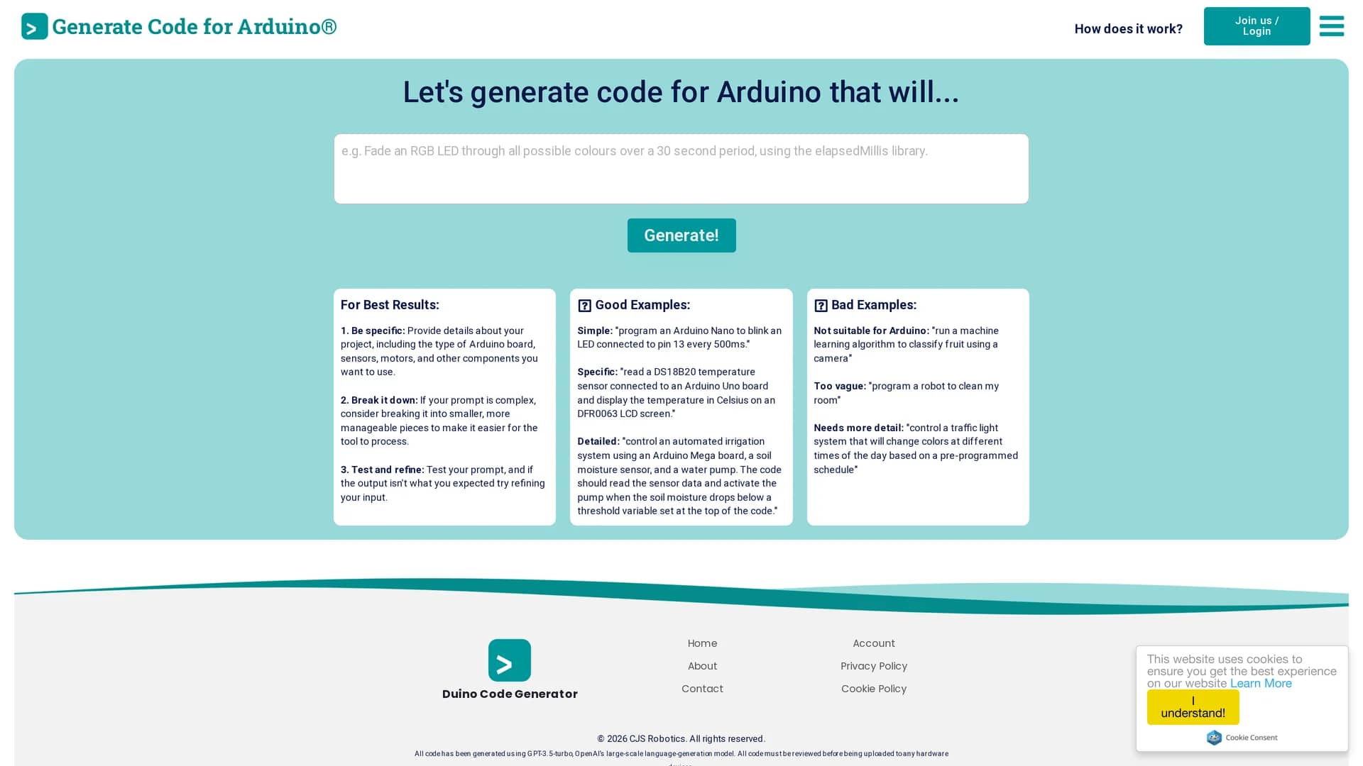 duino-code-generator homepage