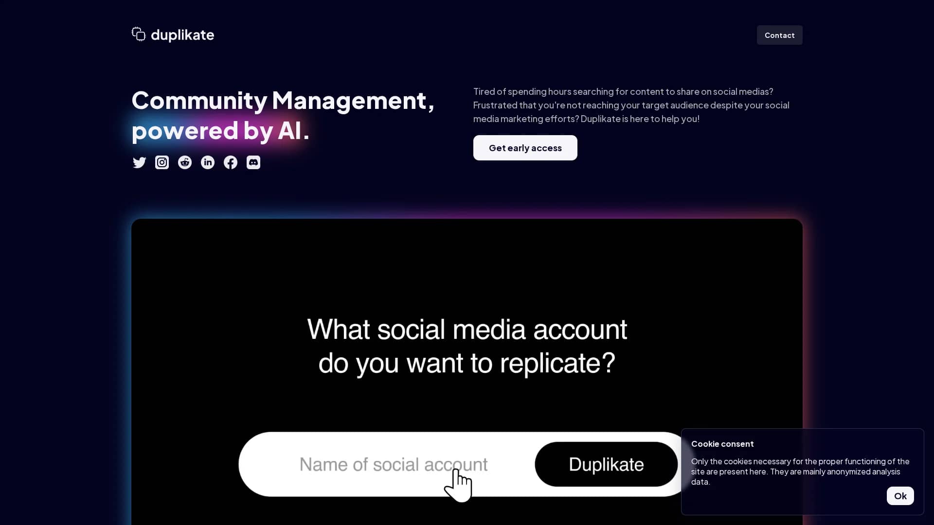 duplikate homepage