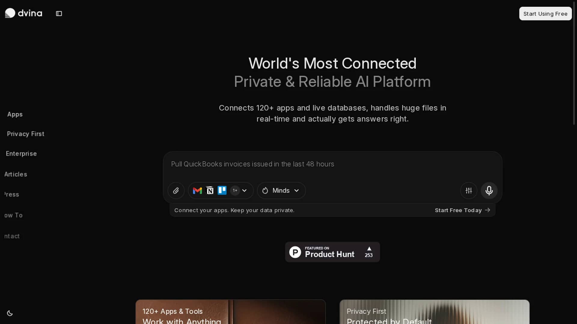 dvina homepage