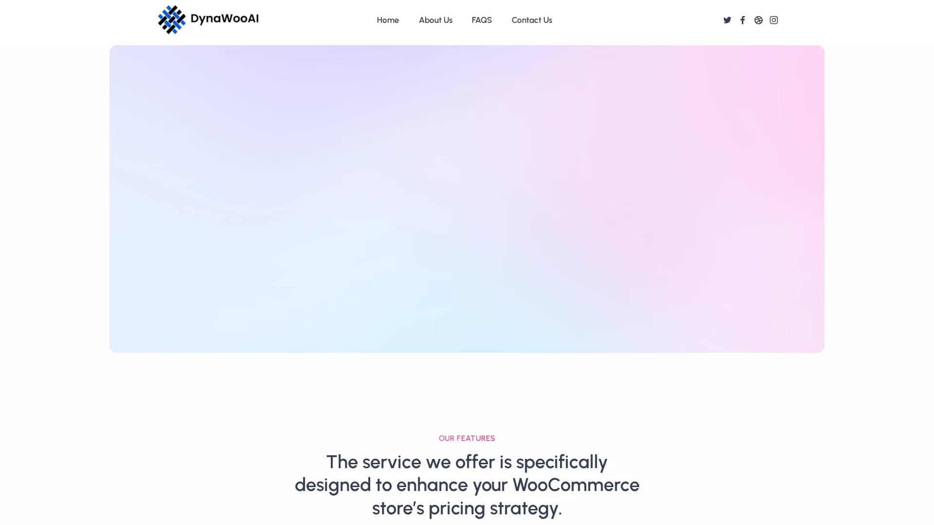 dynawooai homepage